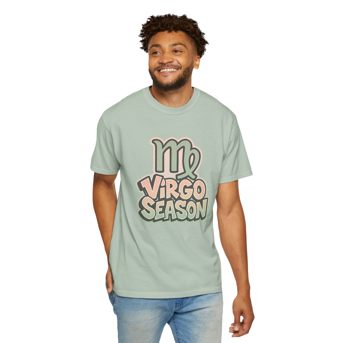 Virgo Season - Unisex Garment-Dyed Graphic T-Shirt (Comfort Colors) - Size: S-4XL