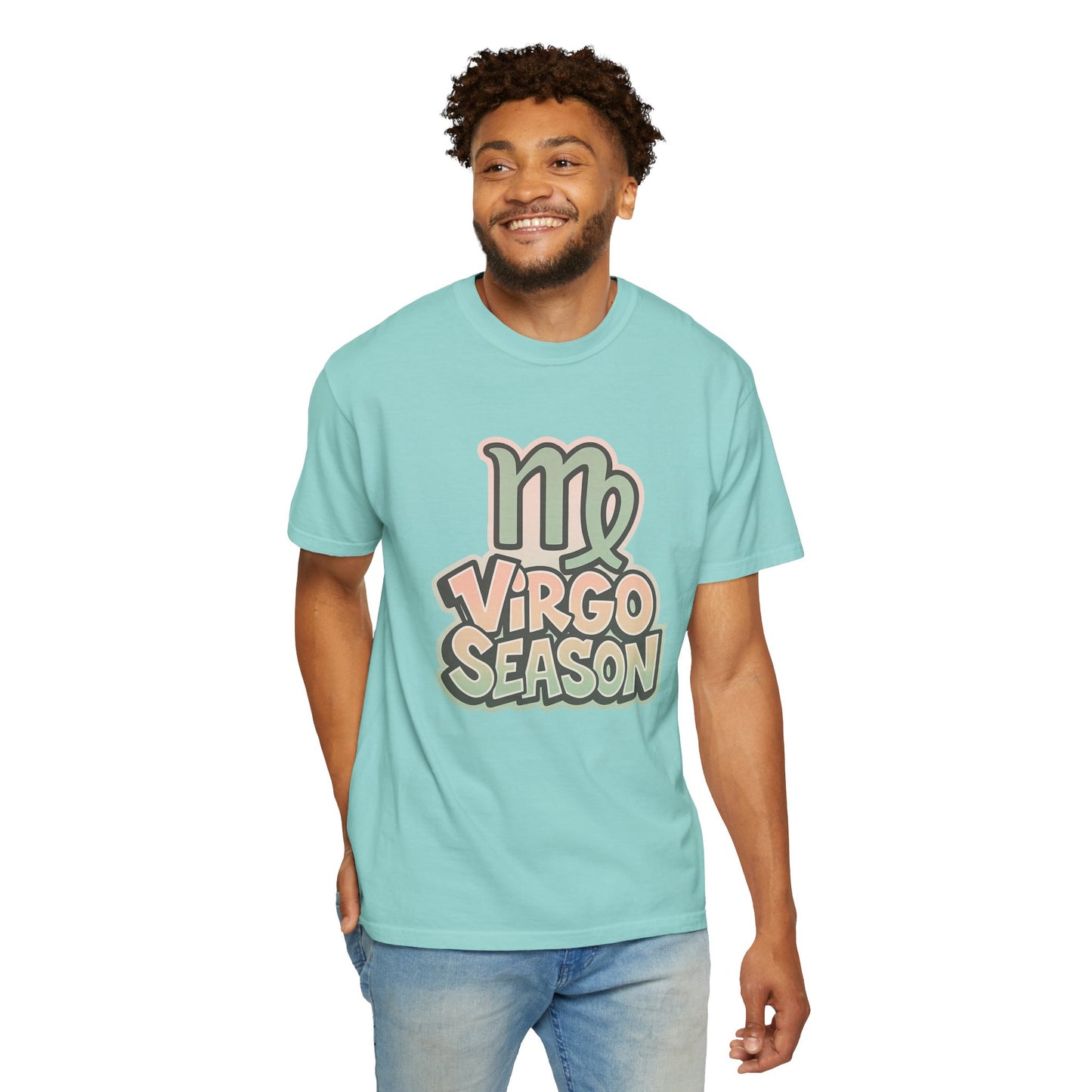Virgo Season - Unisex Garment-Dyed Graphic T-Shirt (Comfort Colors) - Size: S-4XL
