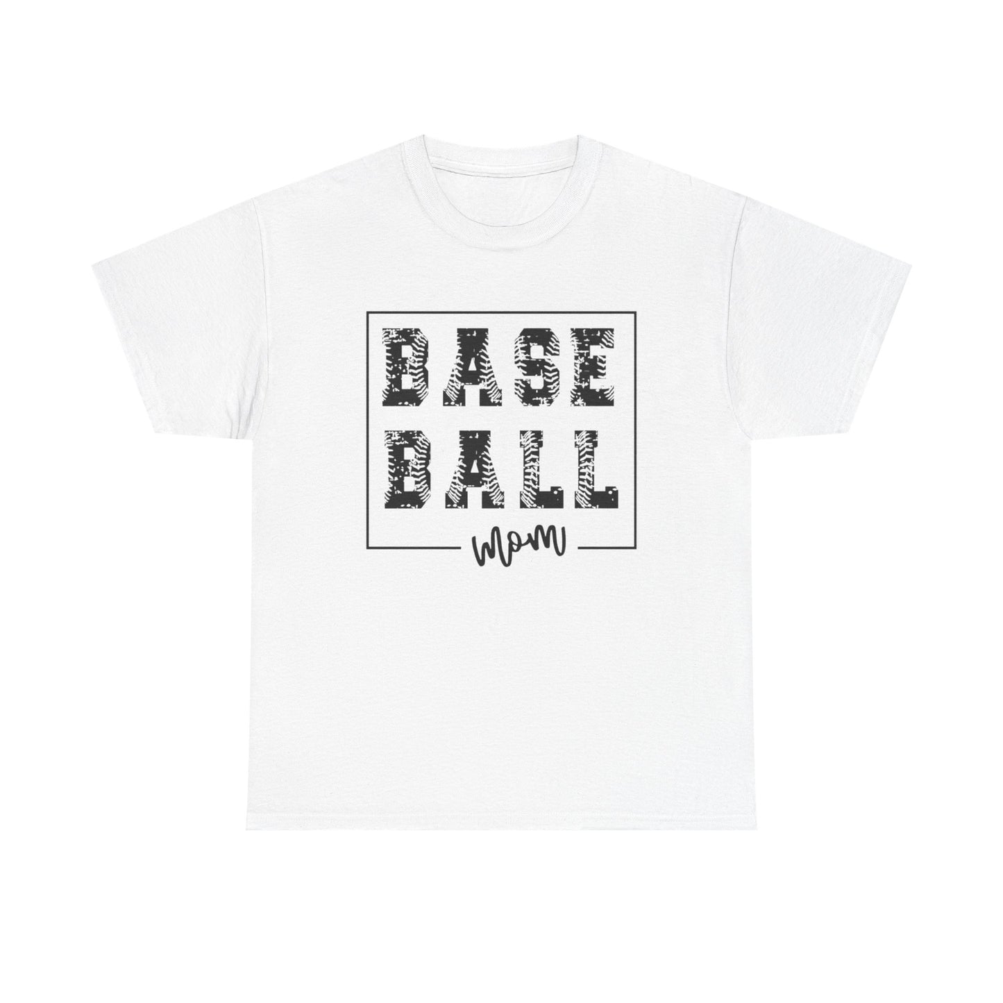Baseball Mom - Unisex Heavy Cotton Graphic Tee (Gildan) - Size: S-5XL