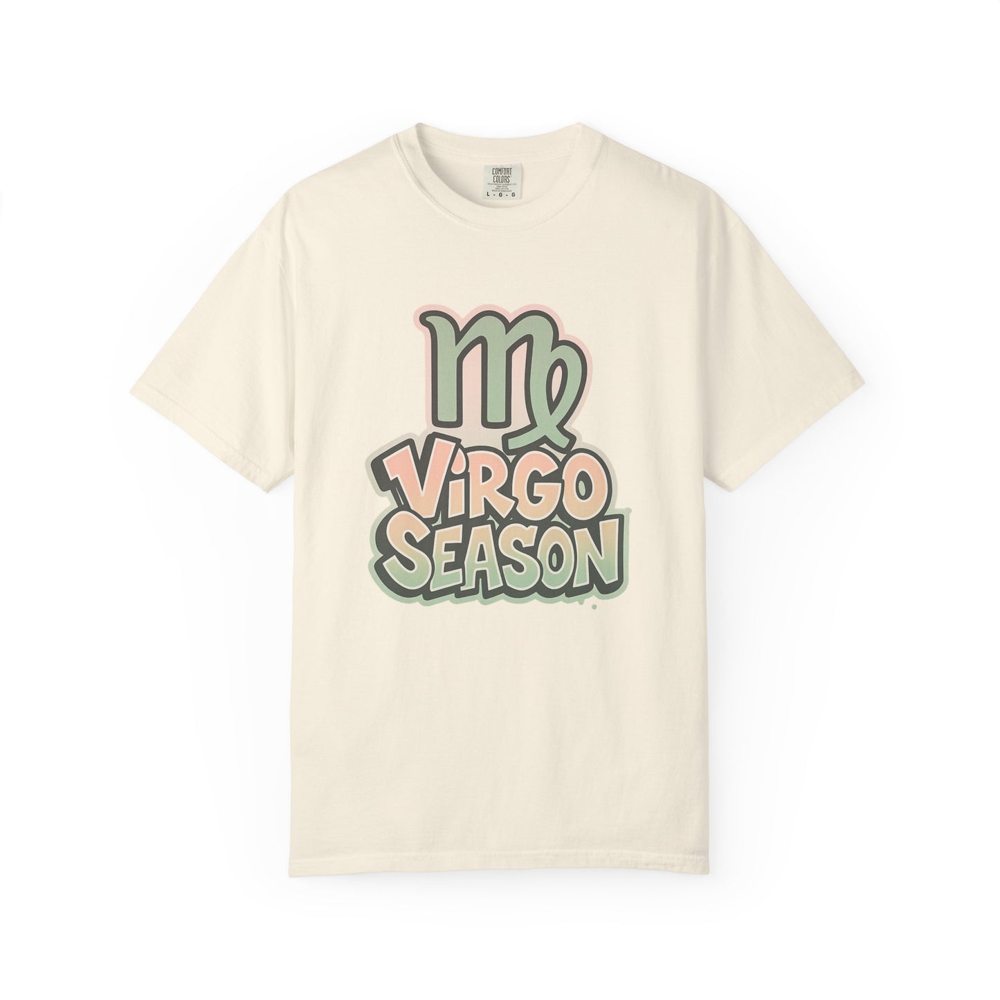 Virgo Season - Unisex Garment-Dyed Graphic T-Shirt (Comfort Colors) - Size: S-4XL