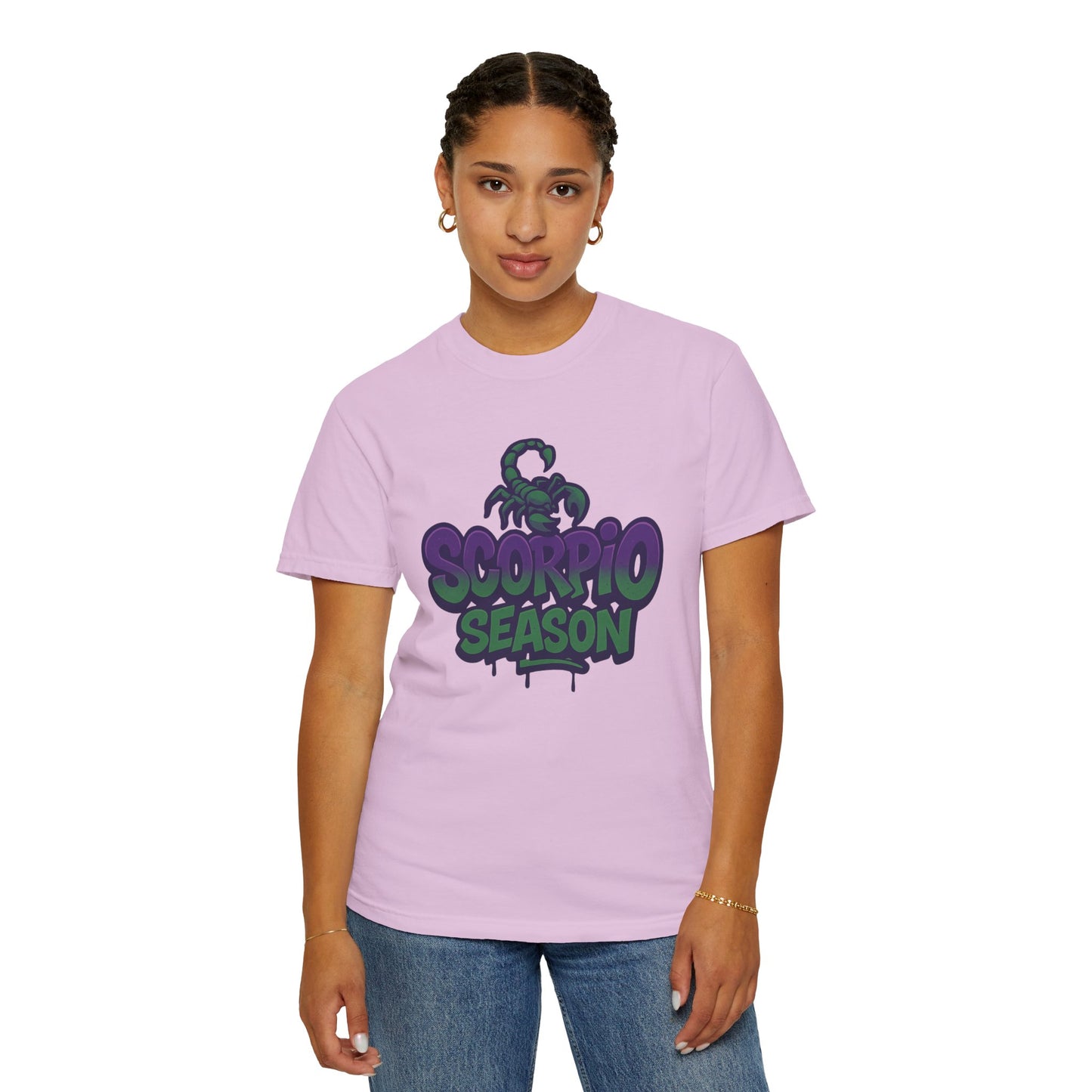 Scorpio Season Graphic T-Shirt, Stylish Scorpio Tee, Birthday Gift for Scorpio, Astrology Fan Apparel, Casual October T-Shirt