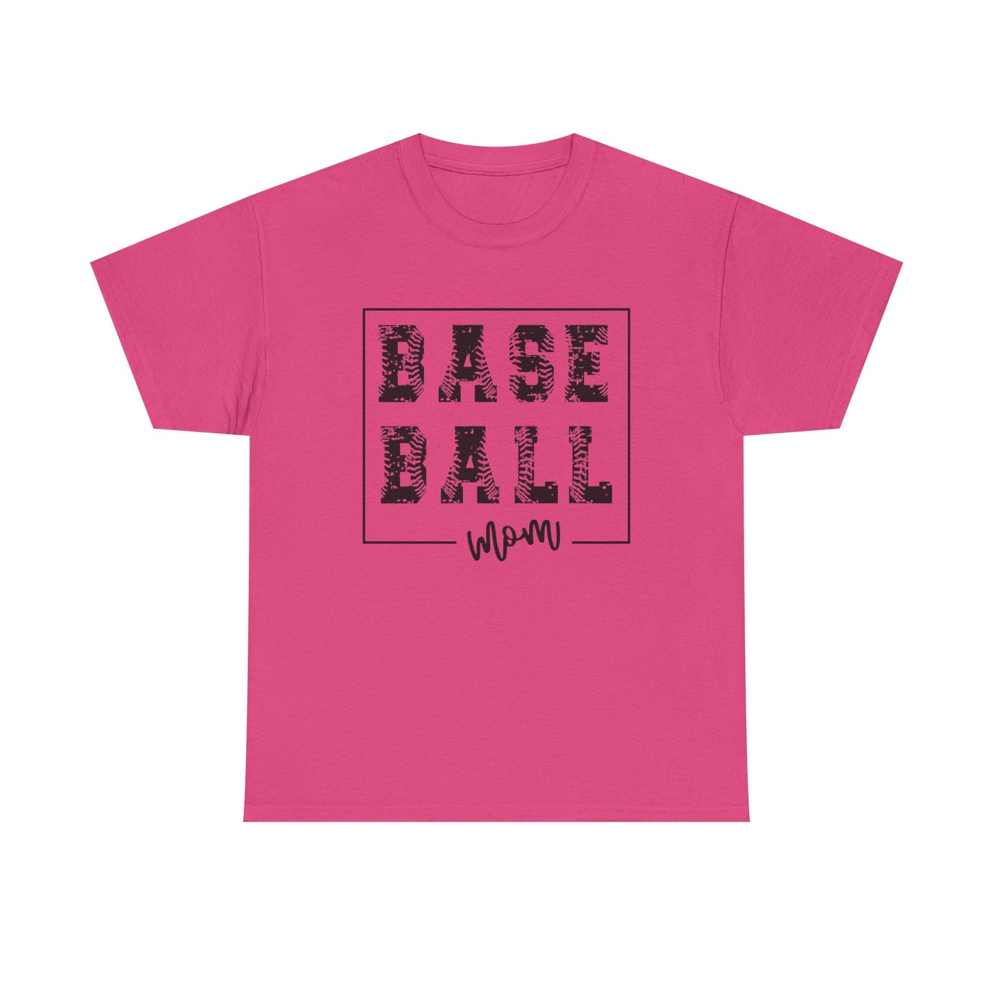 Baseball Mom - Unisex Heavy Cotton Graphic Tee (Gildan) - Size: S-5XL