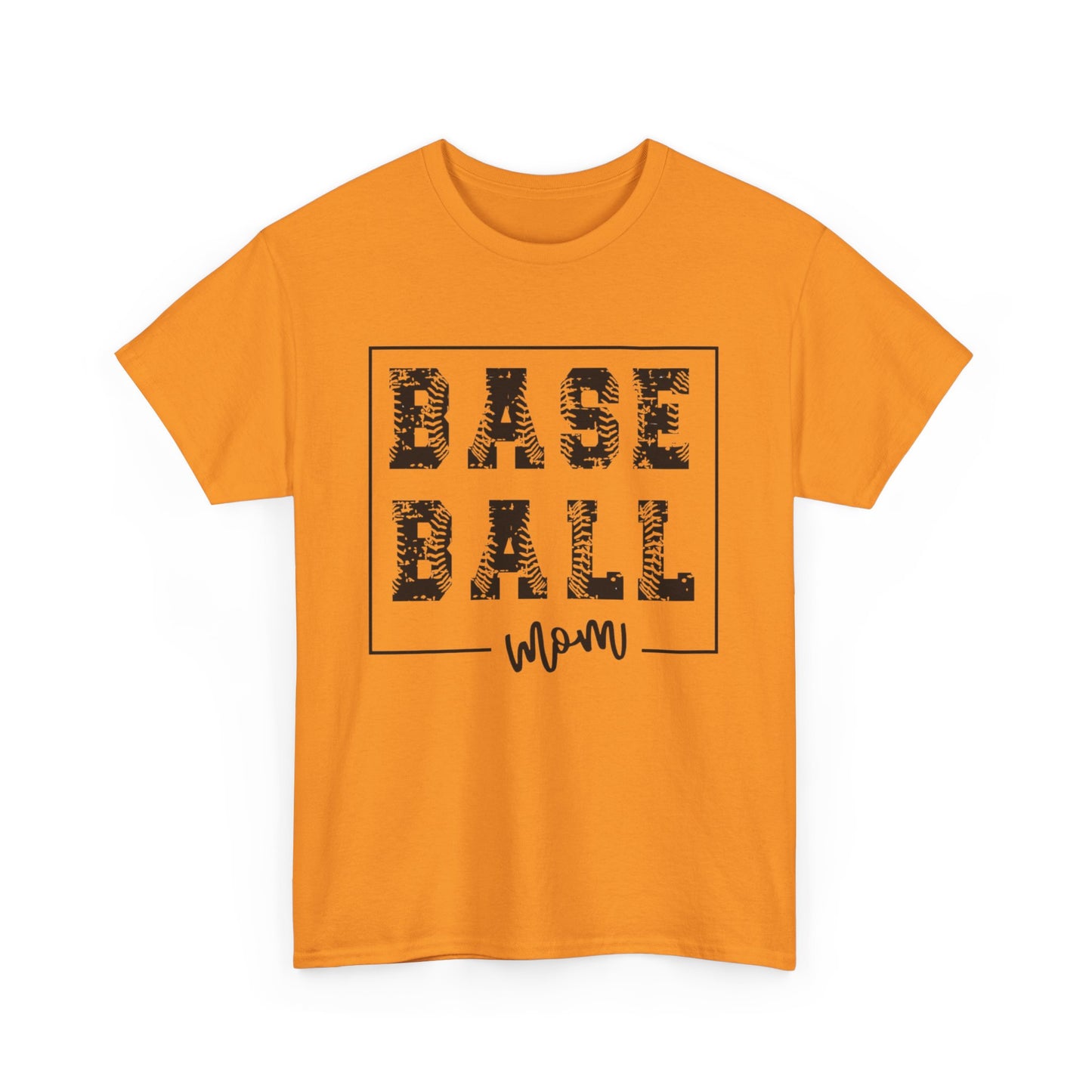 Baseball Mom - Unisex Heavy Cotton Graphic Tee (Gildan) - Size: S-5XL