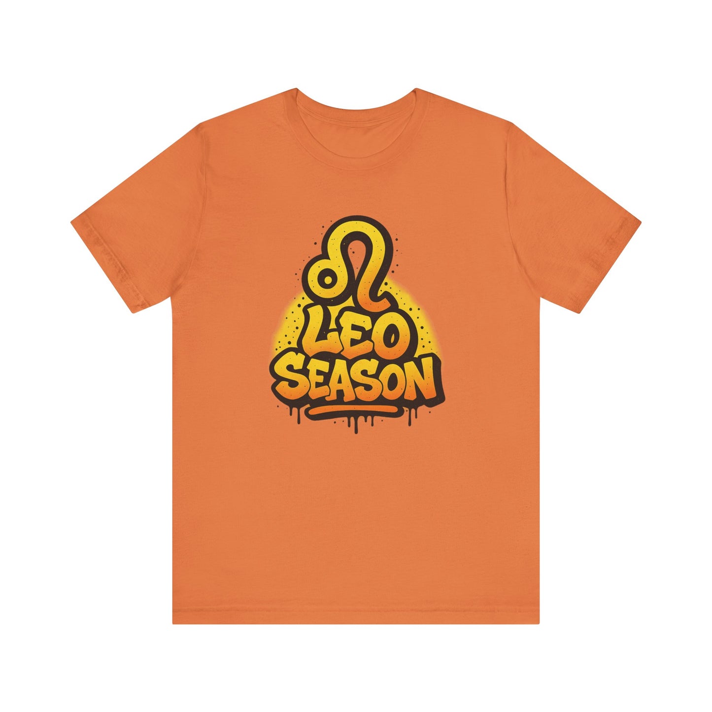 Leo Season Graffiti Graphic Tee – Bold Zodiac T-Shirt in Multiple Colors & Sizes: XS-5XL