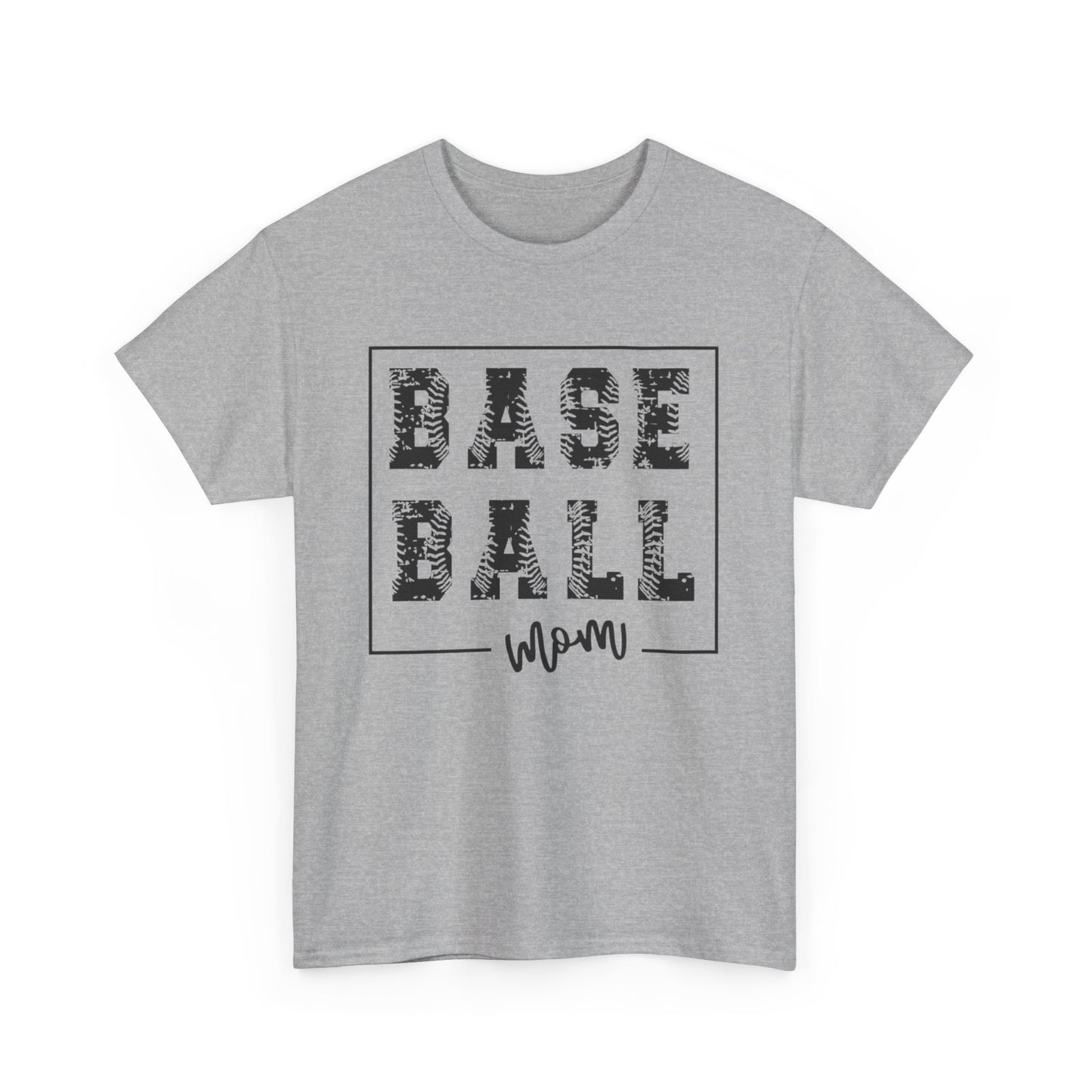 Baseball Mom - Unisex Heavy Cotton Graphic Tee (Gildan) - Size: S-5XL