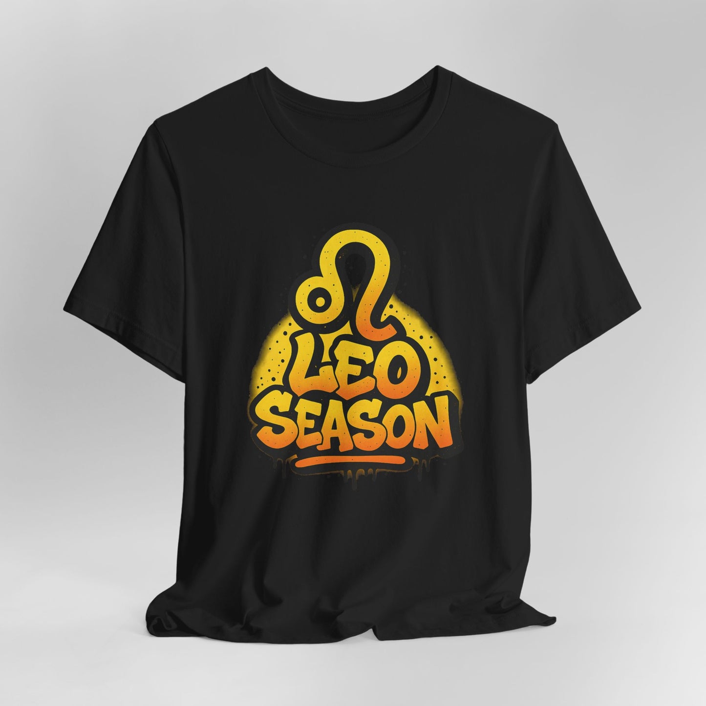 Leo Season Graffiti Graphic Tee – Bold Zodiac T-Shirt in Multiple Colors & Sizes: XS-5XL