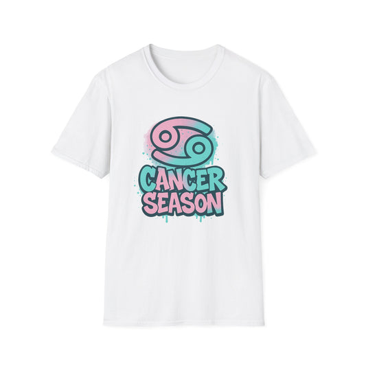 Cancer Season - Unisex Softstyle Graphic T-Shirt - Size: XS-5XL