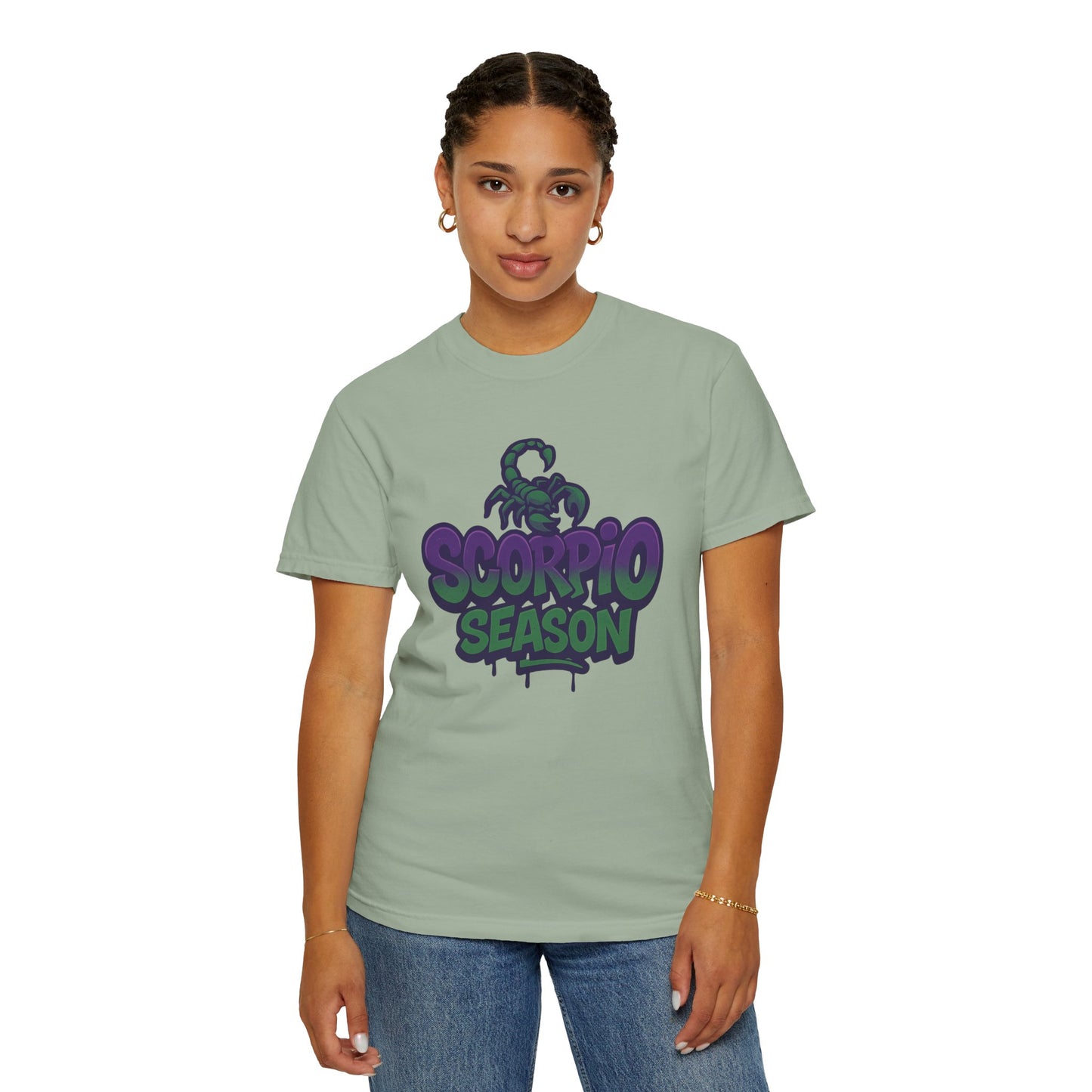 Scorpio Season Graphic T-Shirt, Stylish Scorpio Tee, Birthday Gift for Scorpio, Astrology Fan Apparel, Casual October T-Shirt