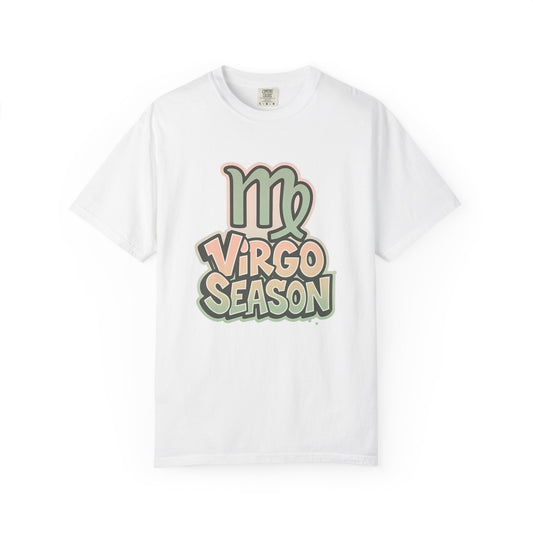 Virgo Season - Unisex Garment-Dyed Graphic T-Shirt (Comfort Colors) - Size: S-4XL