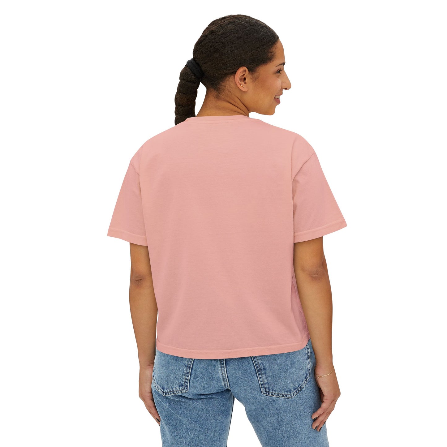 Mommy Mom Mamacita Boxy Graphic Tee (Comfort Colors) - Size: S-2XL, Cute Mom T-Shirt, Casual Summer Top