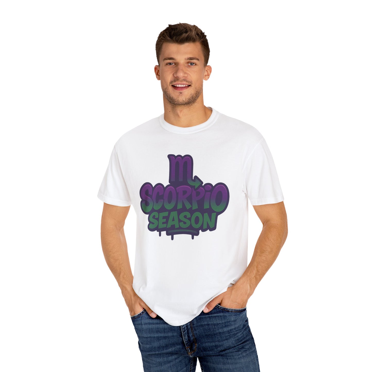Scorpio Season Graphic T-shirt, Unisex Tee, Zodiac Shirt, Astrology Apparel, Gift for Scorpio, Horoscope Fashion