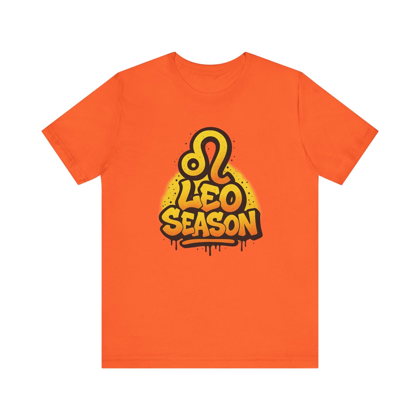 Leo Season Graffiti Graphic Tee – Bold Zodiac T-Shirt in Multiple Colors & Sizes: XS-5XL