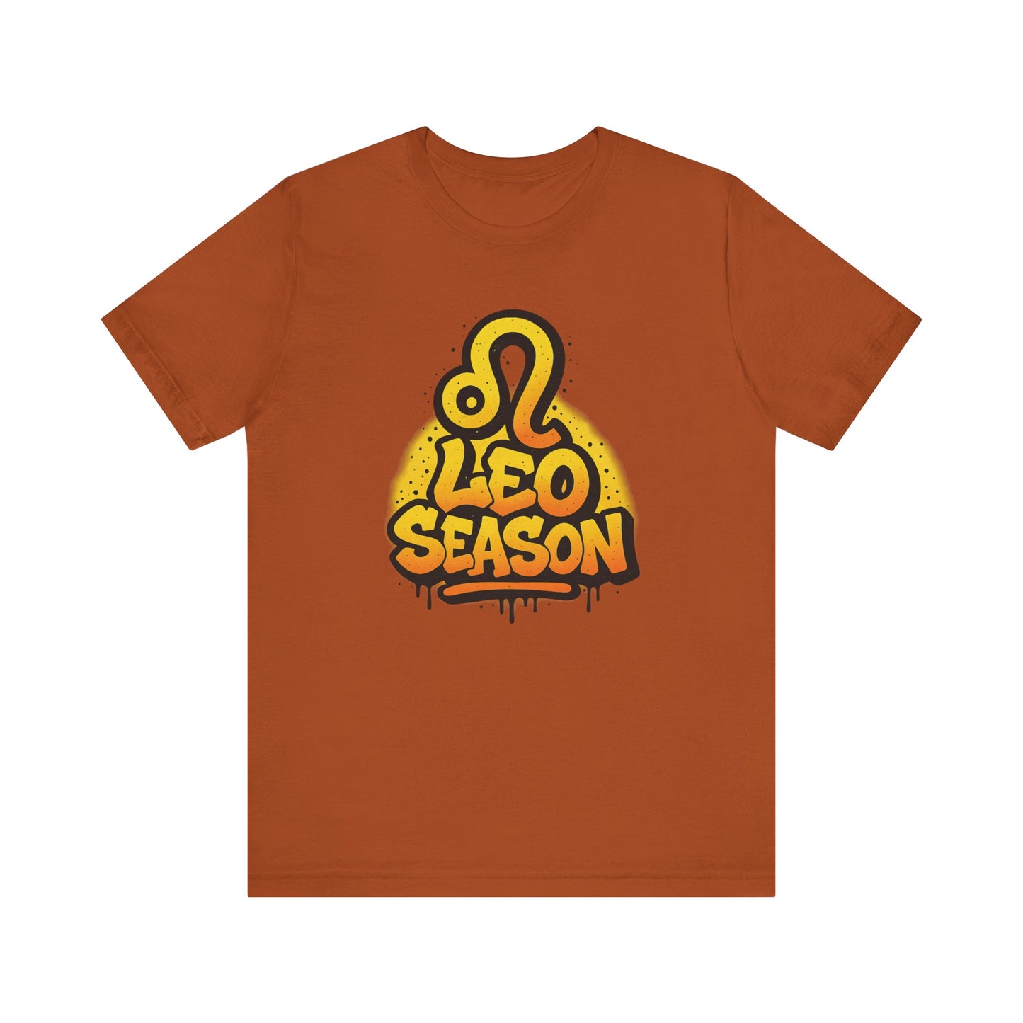 Leo Season Graffiti Graphic Tee – Bold Zodiac T-Shirt in Multiple Colors & Sizes: XS-5XL