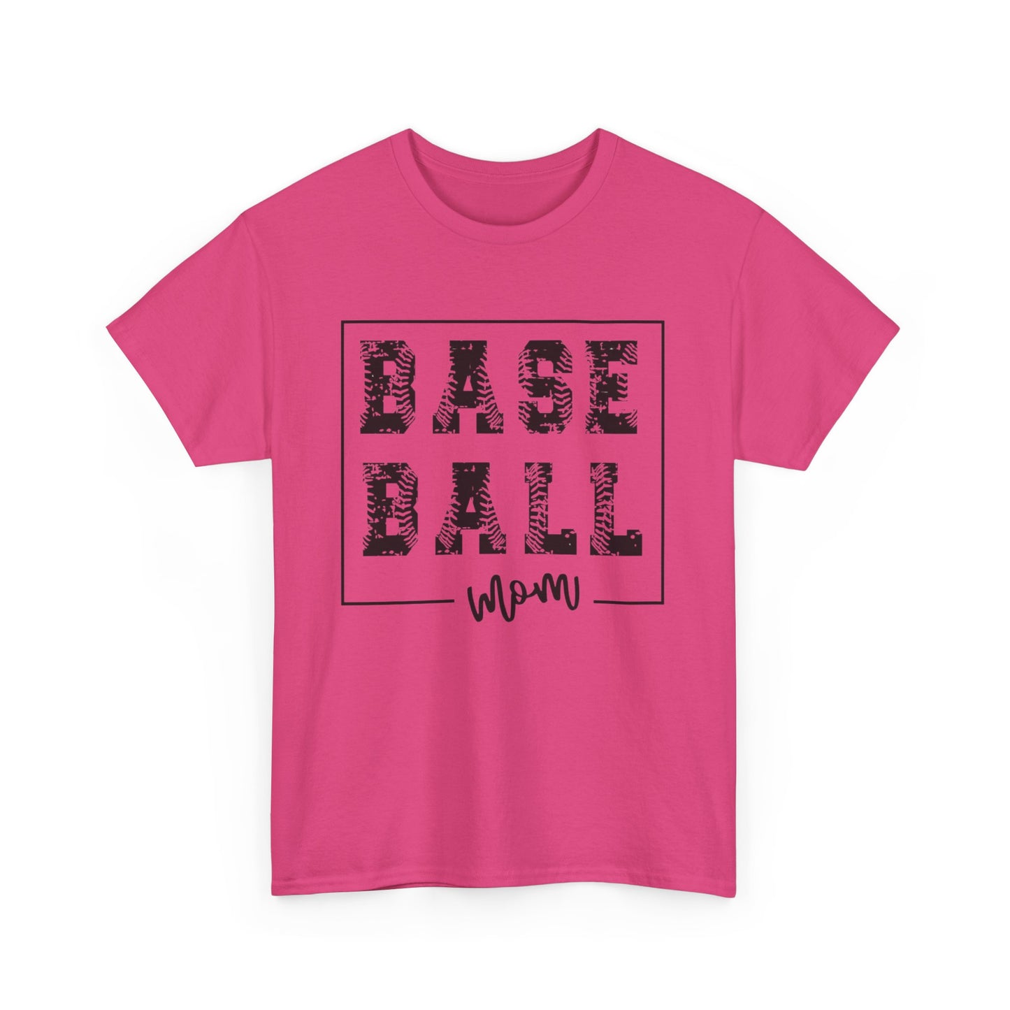 Baseball Mom - Unisex Heavy Cotton Graphic Tee (Gildan) - Size: S-5XL