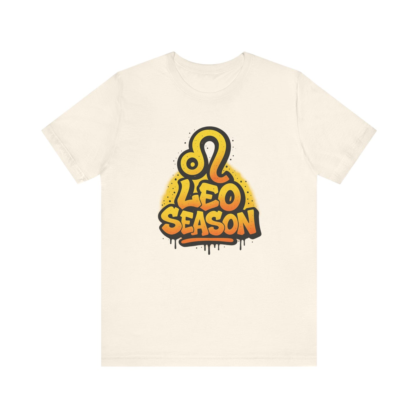 Leo Season Graffiti Graphic Tee – Bold Zodiac T-Shirt in Multiple Colors & Sizes: XS-5XL