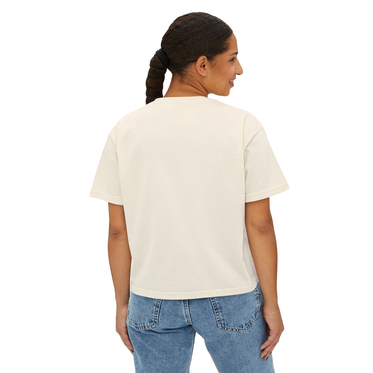 Mommy Mom Mamacita Boxy Graphic Tee (Comfort Colors) - Size: S-2XL, Cute Mom T-Shirt, Casual Summer Top
