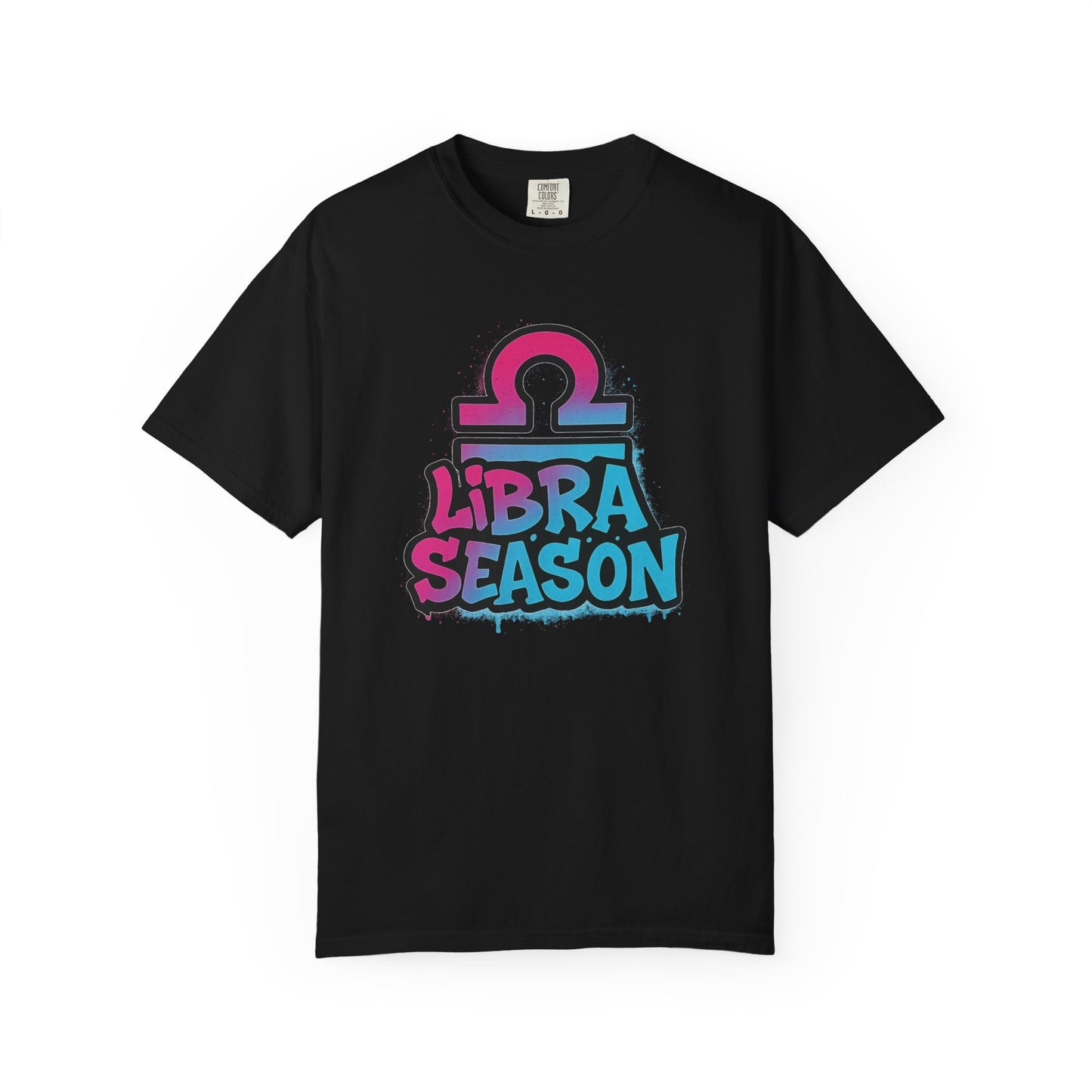 Libra Season - Unisex Garment-Dyed Graphic T-shirt (Comfort Colors) - Size: S-3XL