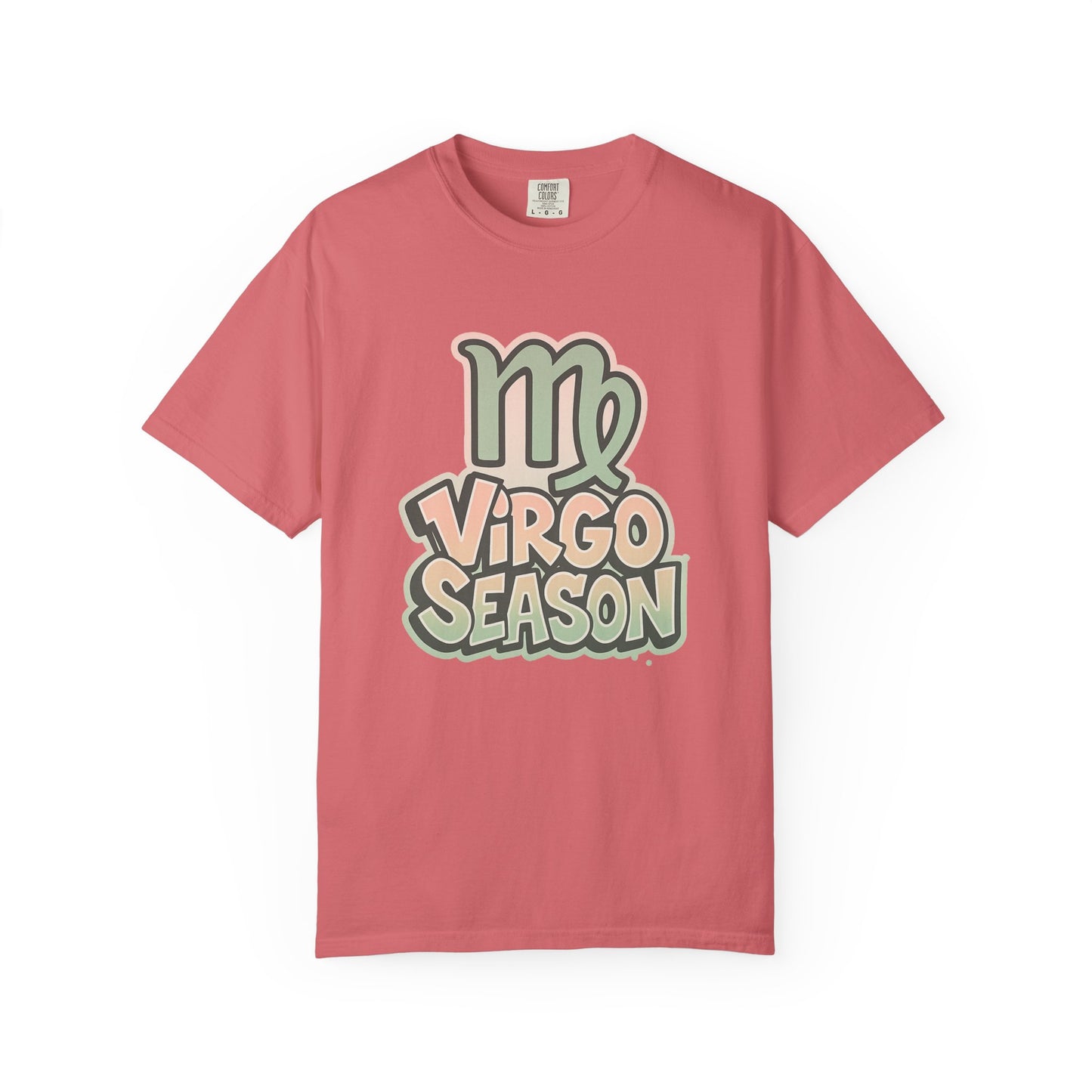 Virgo Season - Unisex Garment-Dyed Graphic T-Shirt (Comfort Colors) - Size: S-4XL