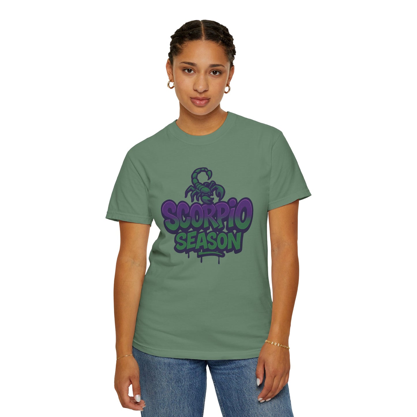Scorpio Season Graphic T-Shirt, Stylish Scorpio Tee, Birthday Gift for Scorpio, Astrology Fan Apparel, Casual October T-Shirt