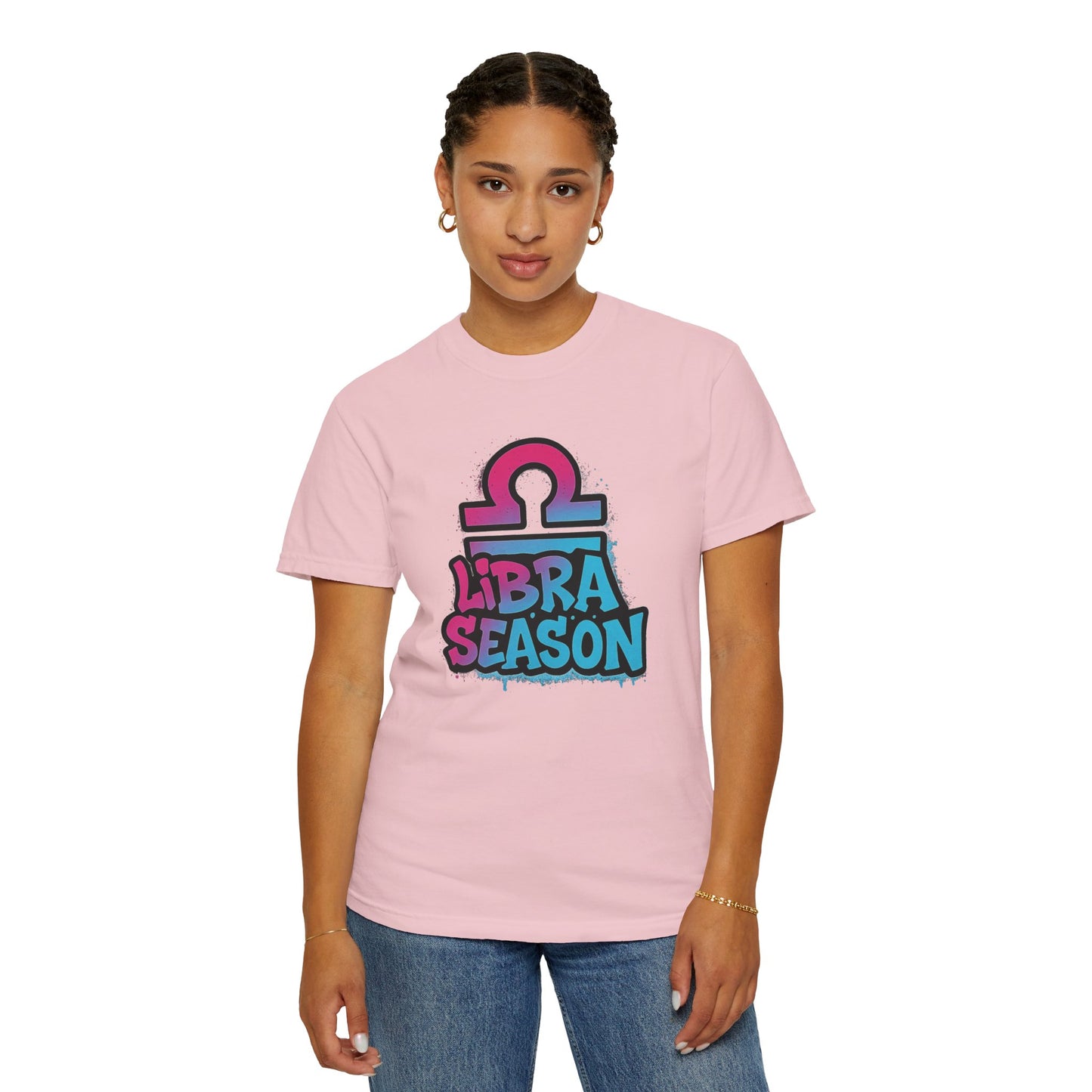 Libra Season - Unisex Garment-Dyed Graphic T-shirt (Comfort Colors) - Size: S-3XL