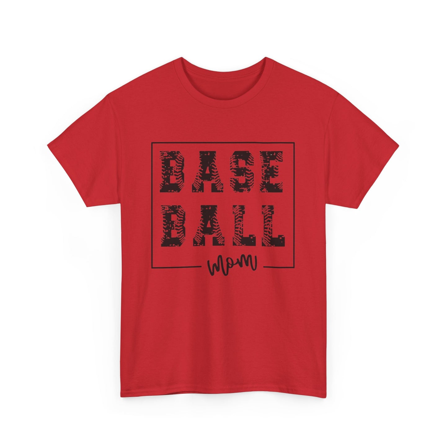 Baseball Mom - Unisex Heavy Cotton Graphic Tee (Gildan) - Size: S-5XL