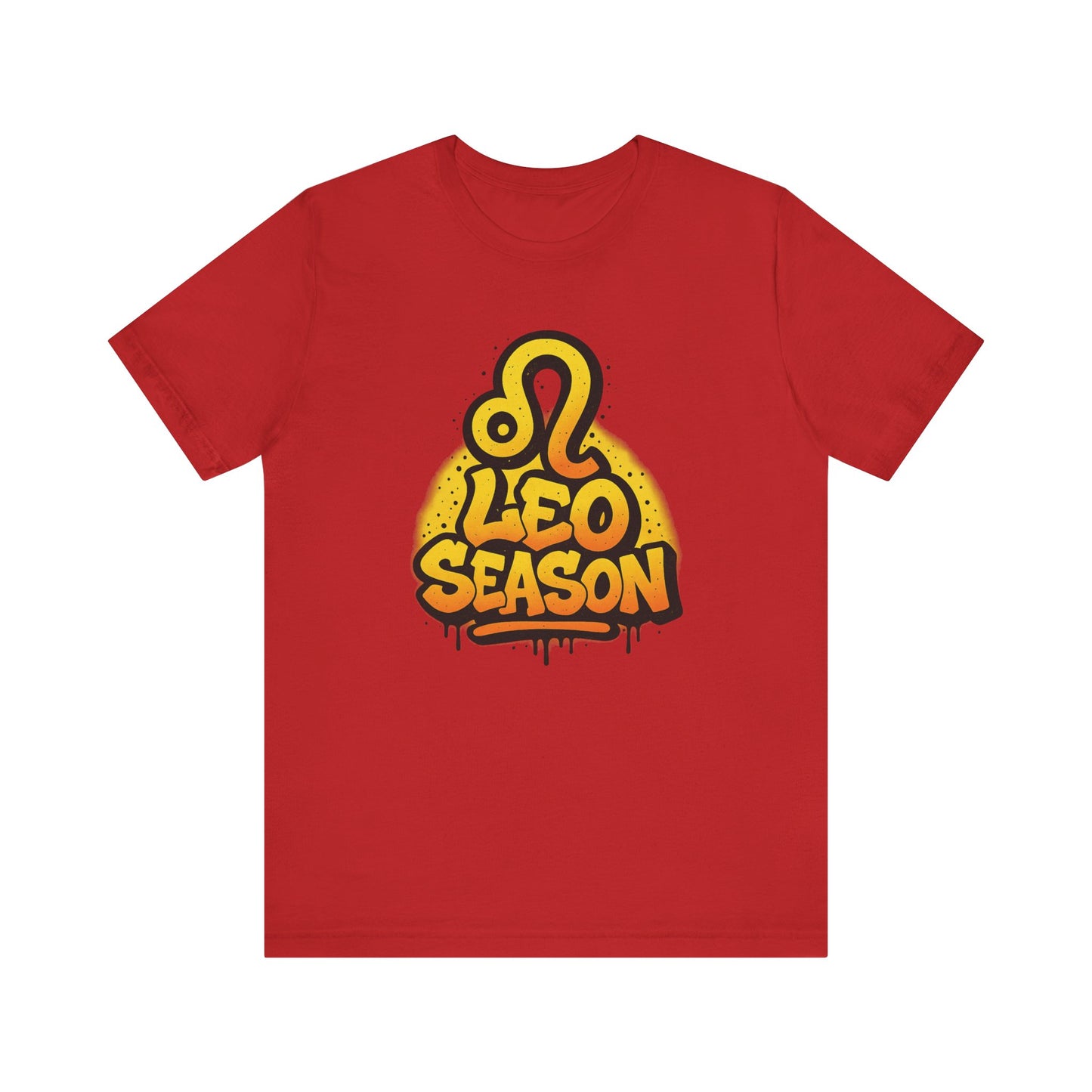 Leo Season Graffiti Graphic Tee – Bold Zodiac T-Shirt in Multiple Colors & Sizes: XS-5XL