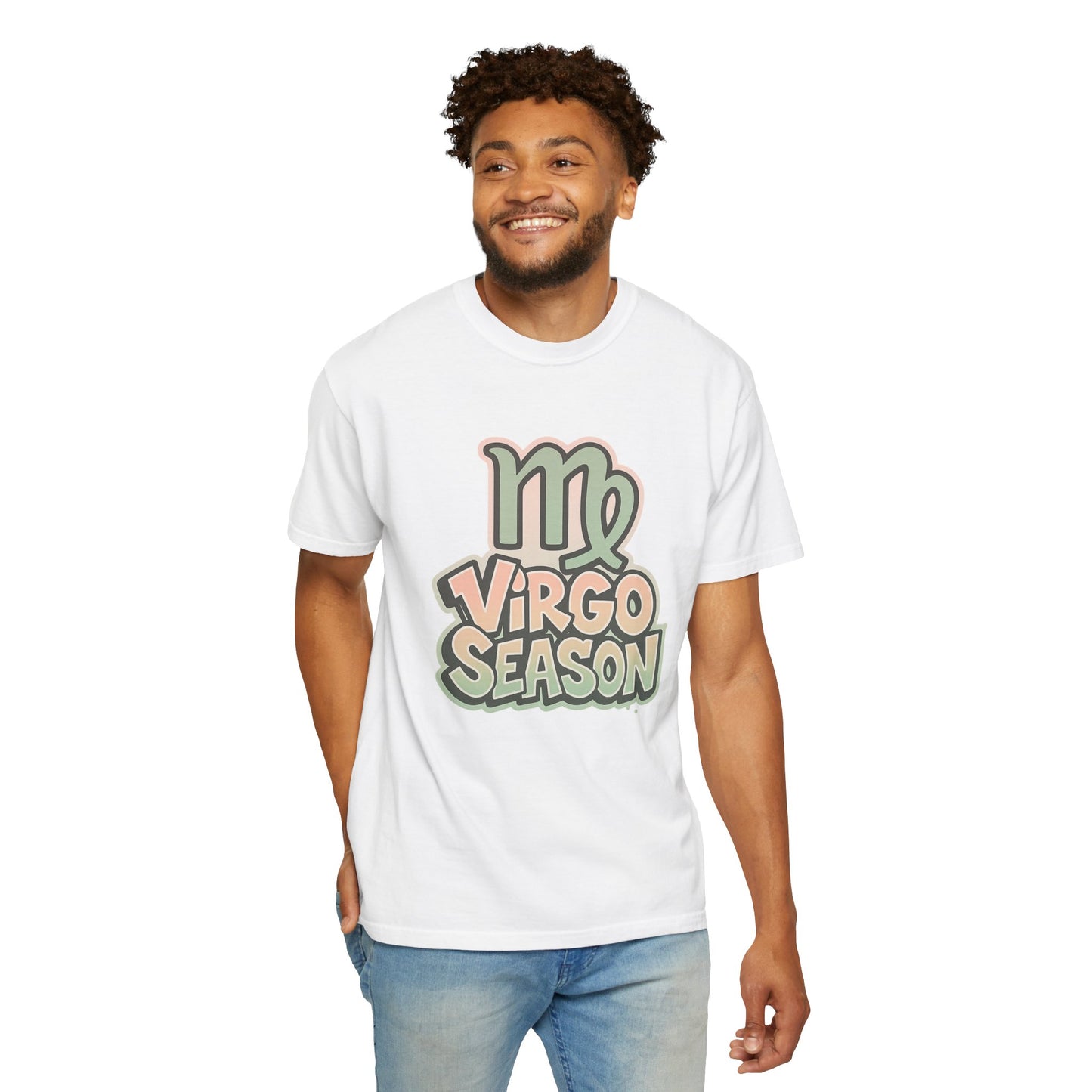 Virgo Season - Unisex Garment-Dyed Graphic T-Shirt (Comfort Colors) - Size: S-4XL