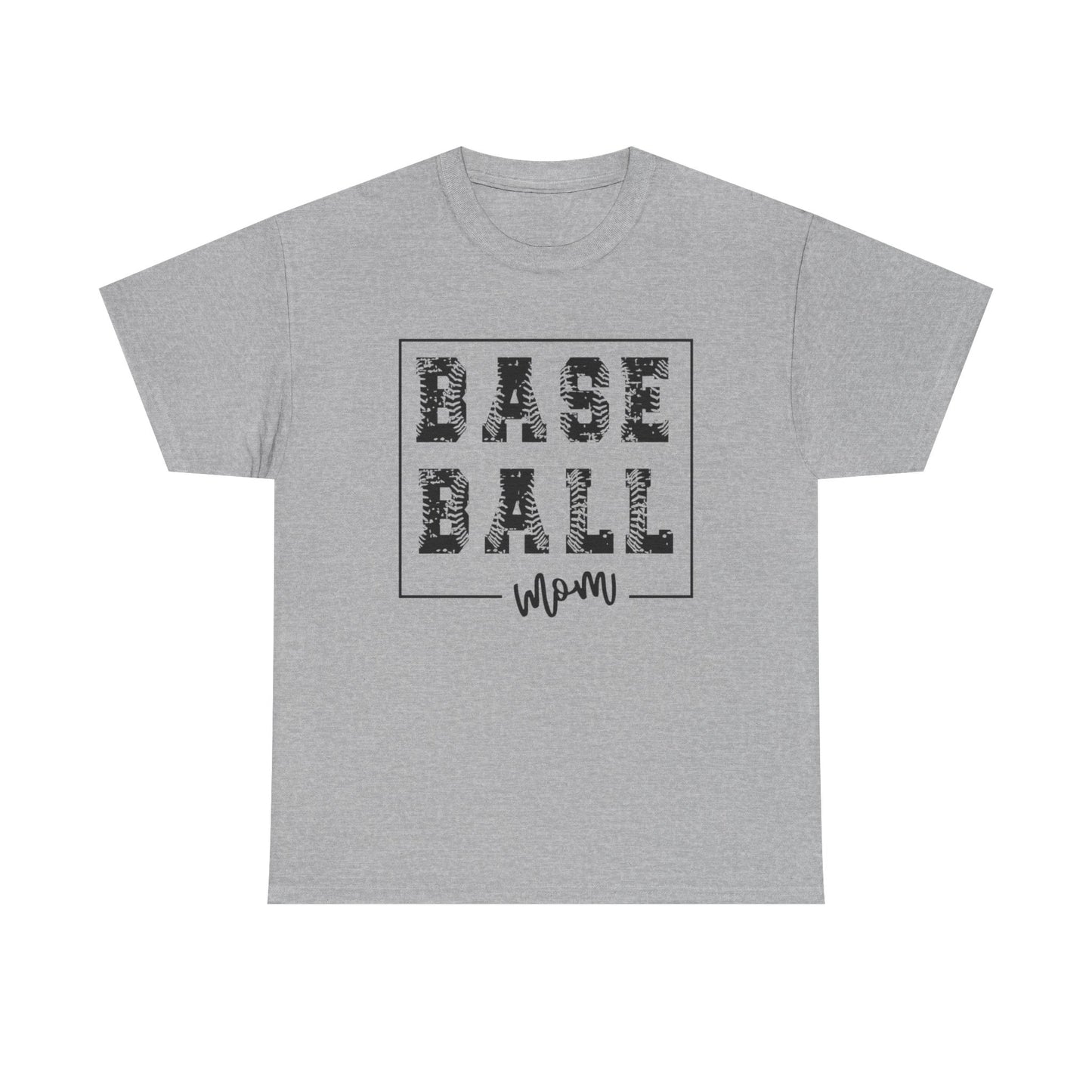 Baseball Mom - Unisex Heavy Cotton Graphic Tee (Gildan) - Size: S-5XL