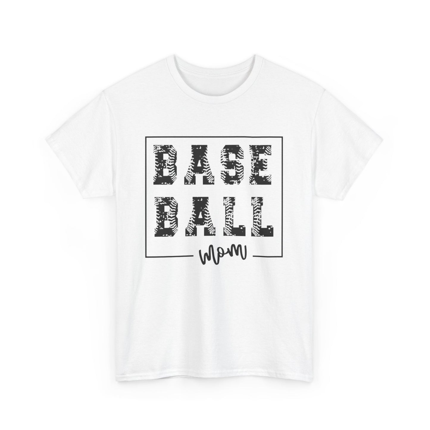 Baseball Mom - Unisex Heavy Cotton Graphic Tee (Gildan) - Size: S-5XL