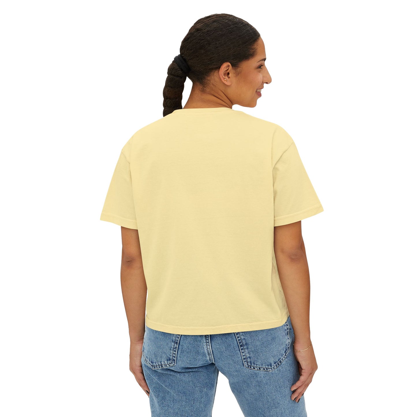 Mommy Mom Mamacita Boxy Graphic Tee (Comfort Colors) - Size: S-2XL, Cute Mom T-Shirt, Casual Summer Top