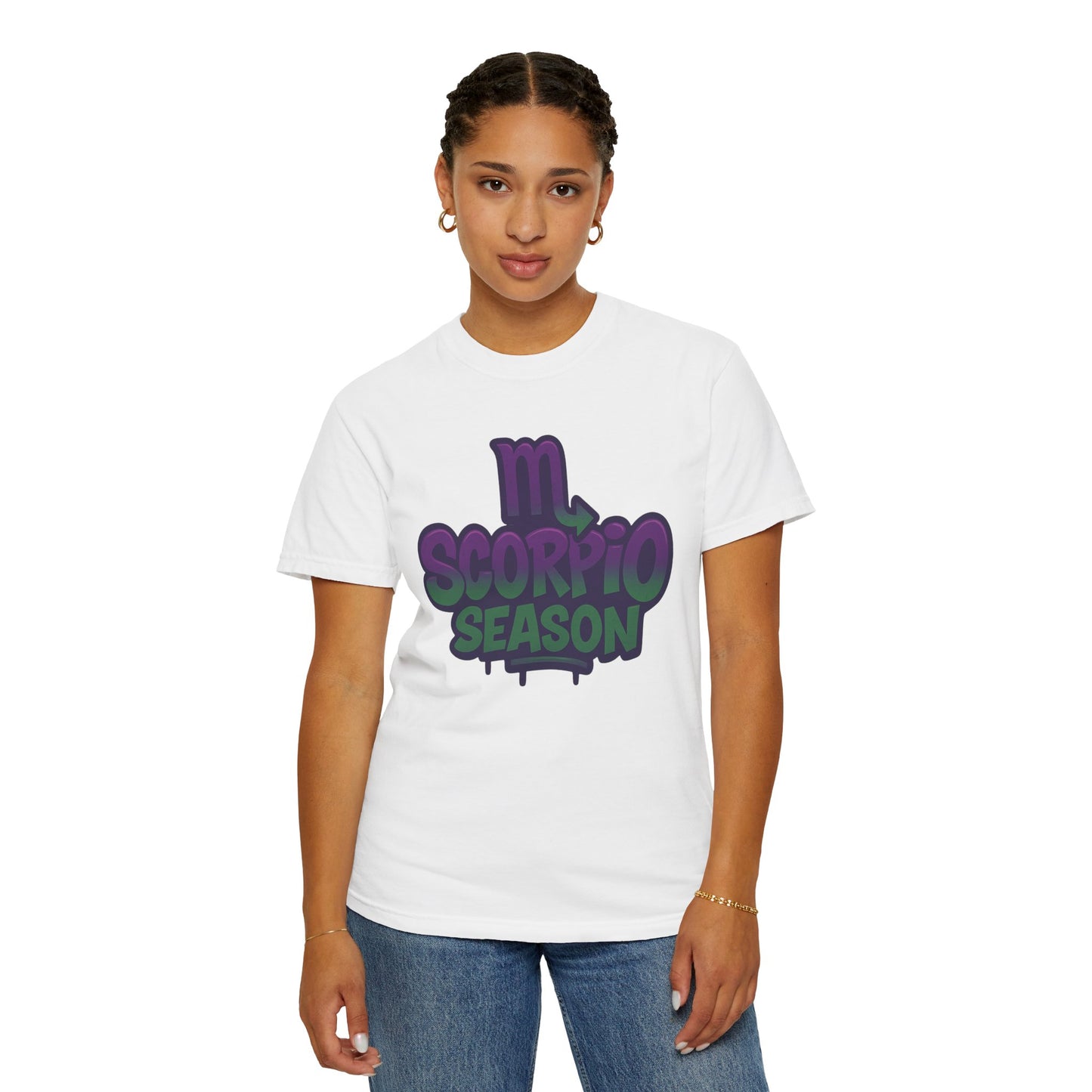 Scorpio Season Graphic T-shirt, Unisex Tee, Zodiac Shirt, Astrology Apparel, Gift for Scorpio, Horoscope Fashion