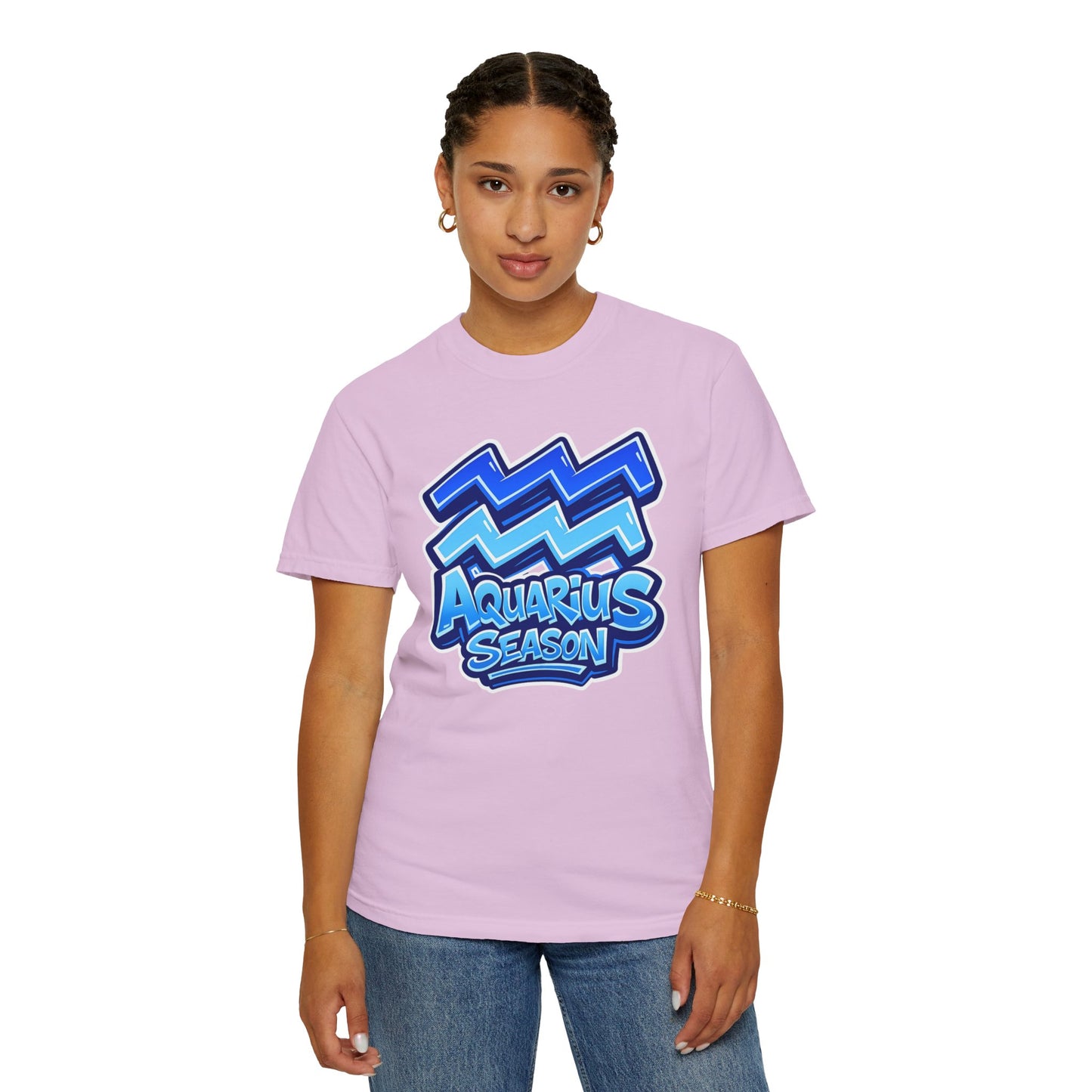 Aquarius Season T-Shirt - Zodiac Graphic Tee - Size: S-4XL