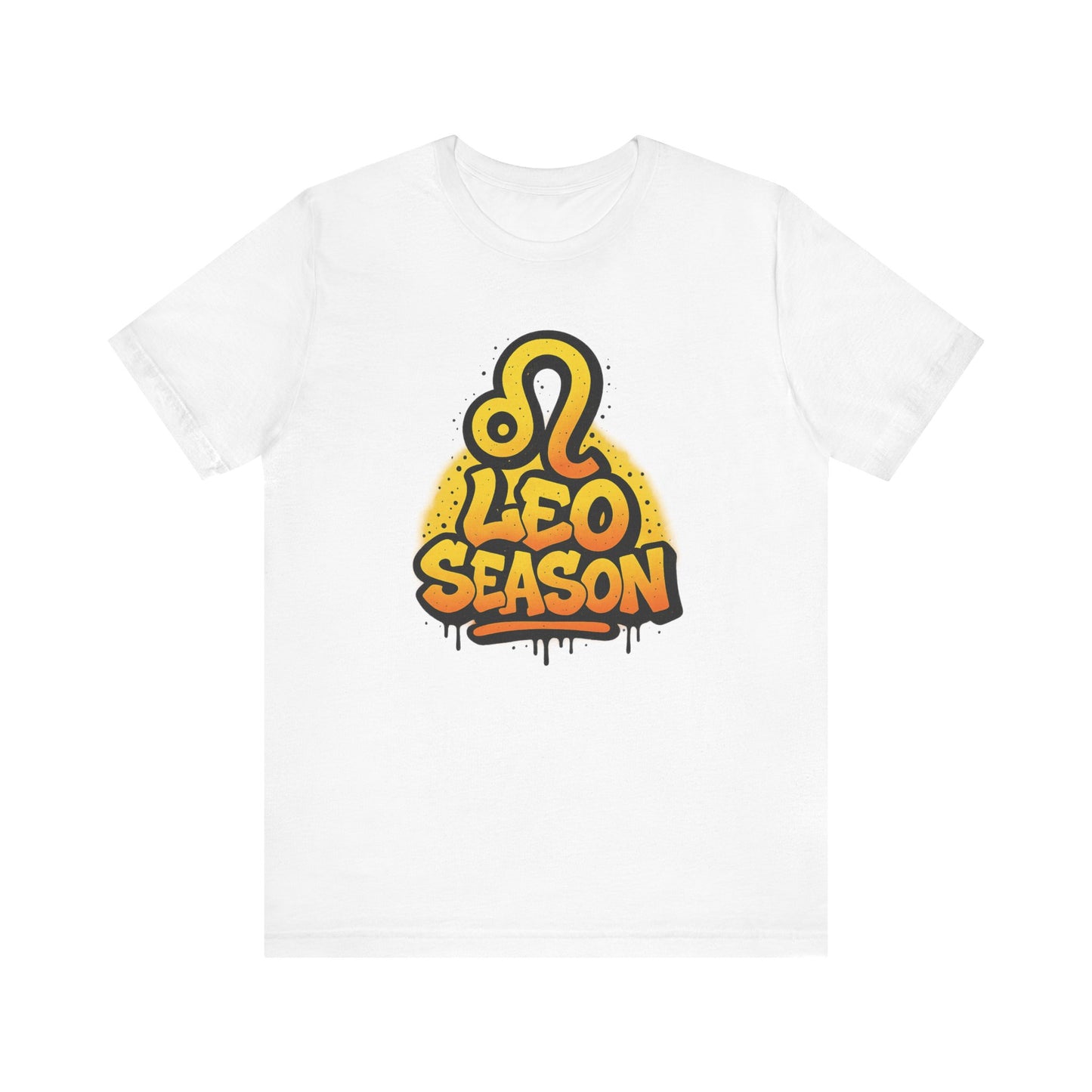 Leo Season Graffiti Graphic Tee – Bold Zodiac T-Shirt in Multiple Colors & Sizes: XS-5XL