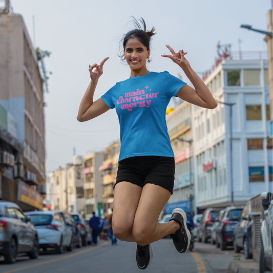 Main Character Energy - Graphic Tee (Gildan) - Size: YS-YXL & Adult S-4XL