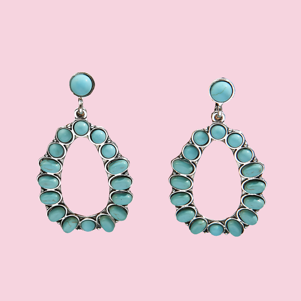 Artificial Turquoise Earrings
