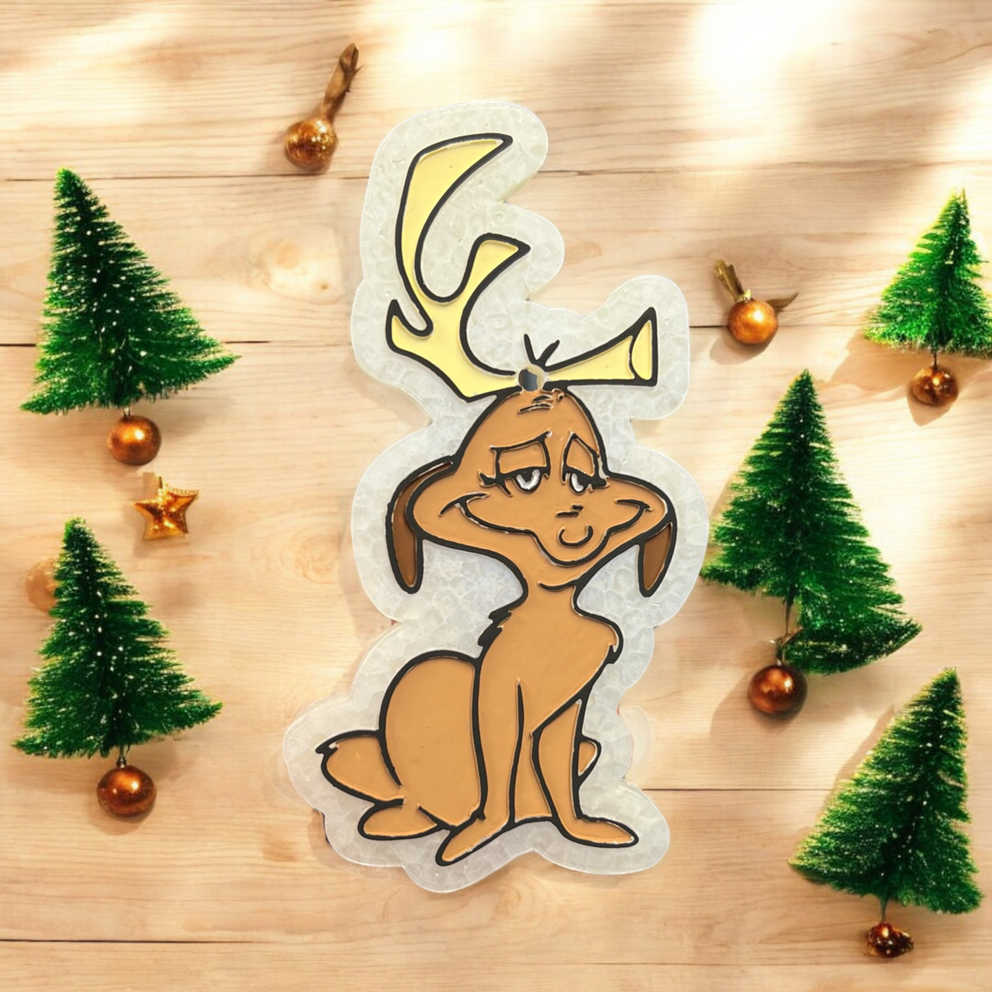 Brown Pup Freshie - Christmas Collection