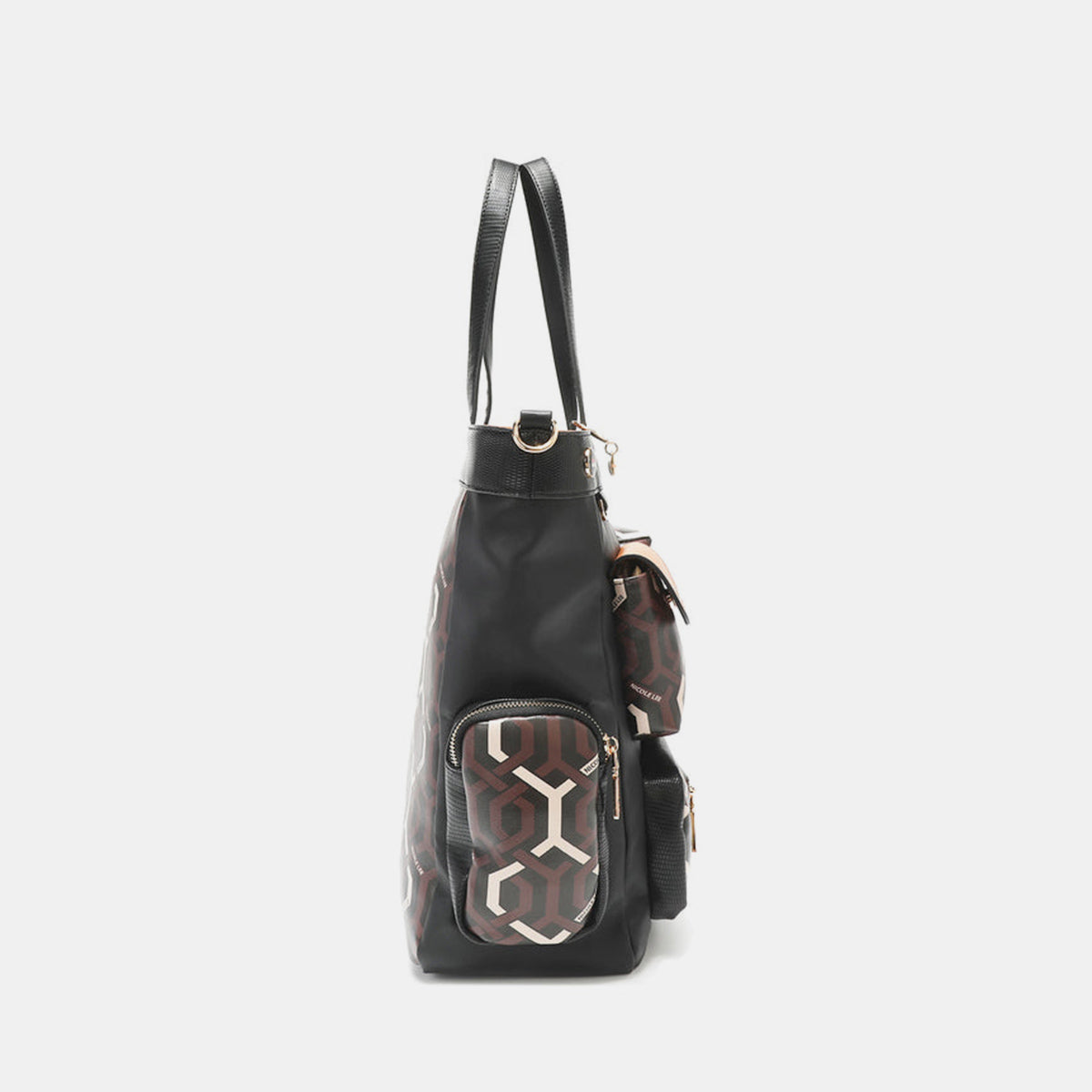 Nicole Lee USA - Geometric Pattern Tote Bag