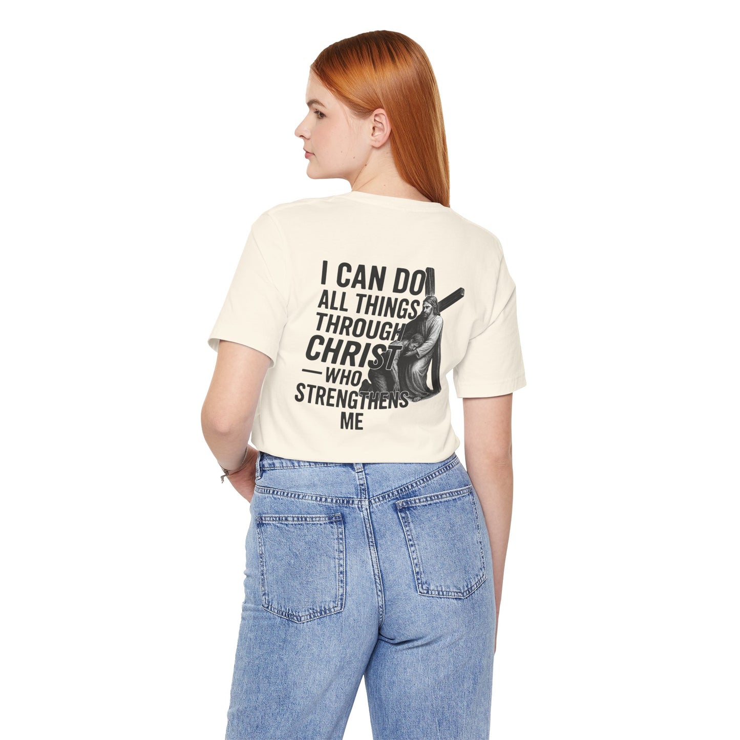 Philippians 4:13 - Unisex Short Sleeve Graphic Tee (Bella Canvas) - Size: XS-5XL