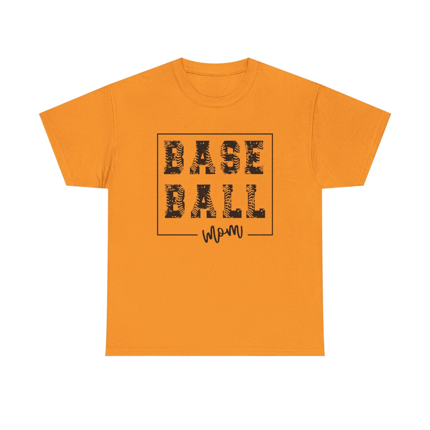 Baseball Mom - Unisex Heavy Cotton Graphic Tee (Gildan) - Size: S-5XL