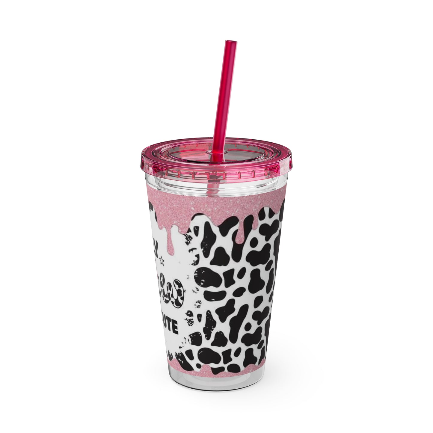 Kids Holy Cow Sunsplash Tumbler with Straw, 16oz