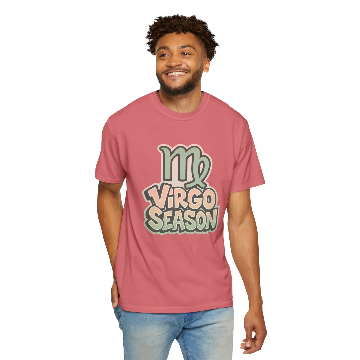 Virgo Season - Unisex Garment-Dyed Graphic T-Shirt (Comfort Colors) - Size: S-4XL