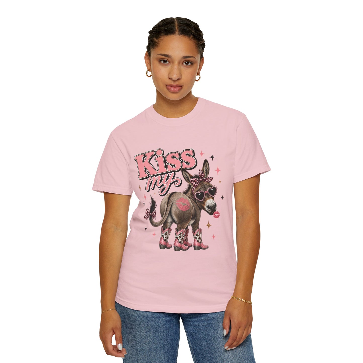 Kiss My Donkey T‑Shirt — Retro Sassy Graphic Tee - Size: S-4XL