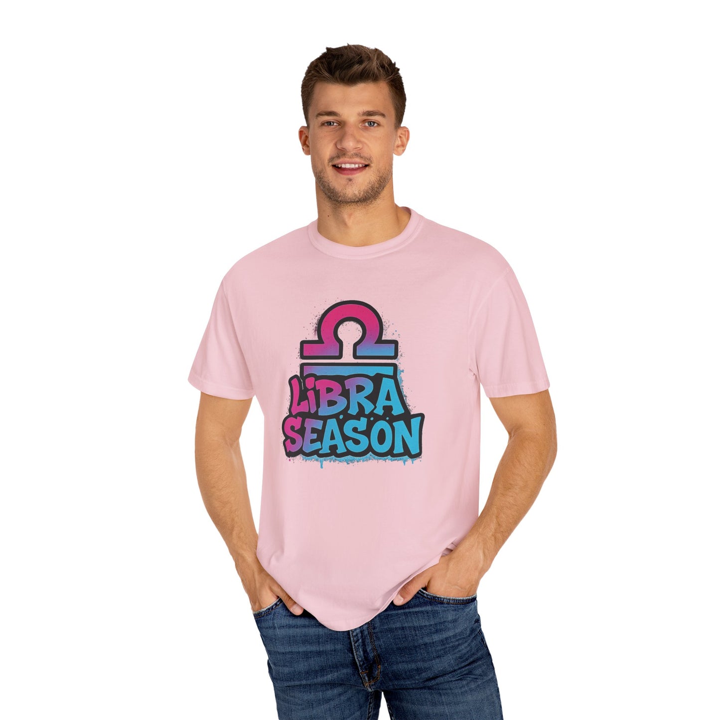 Libra Season - Unisex Garment-Dyed Graphic T-shirt (Comfort Colors) - Size: S-3XL