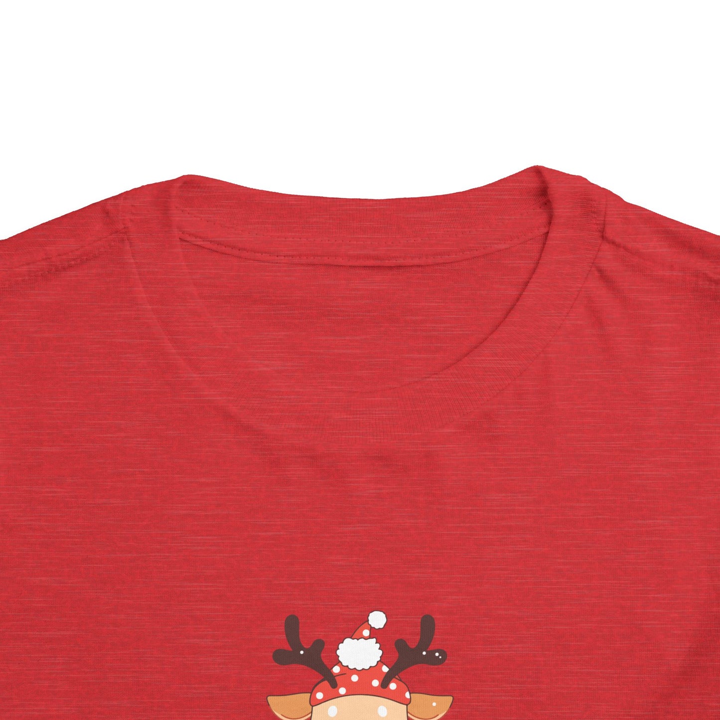 Definitely On The Cute List - Toddler Short Sleeve Tee - Size: 2T-5T - Christmas Collection