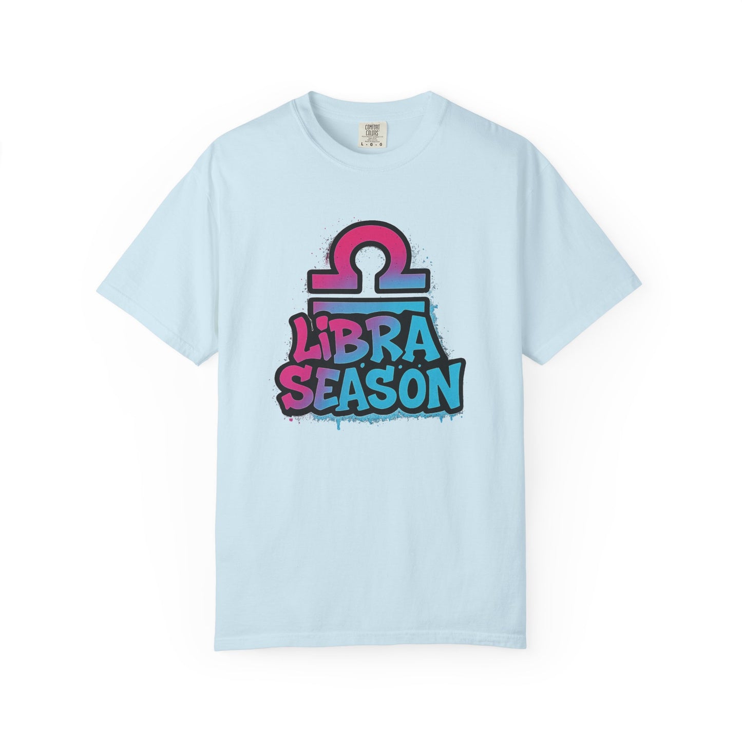 Libra Season - Unisex Garment-Dyed Graphic T-shirt (Comfort Colors) - Size: S-3XL