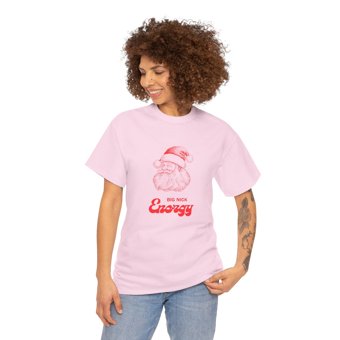 Big Nick Energy - Unisex Heavy Cotton Tee - Size: S-5XL - Christmas Collection