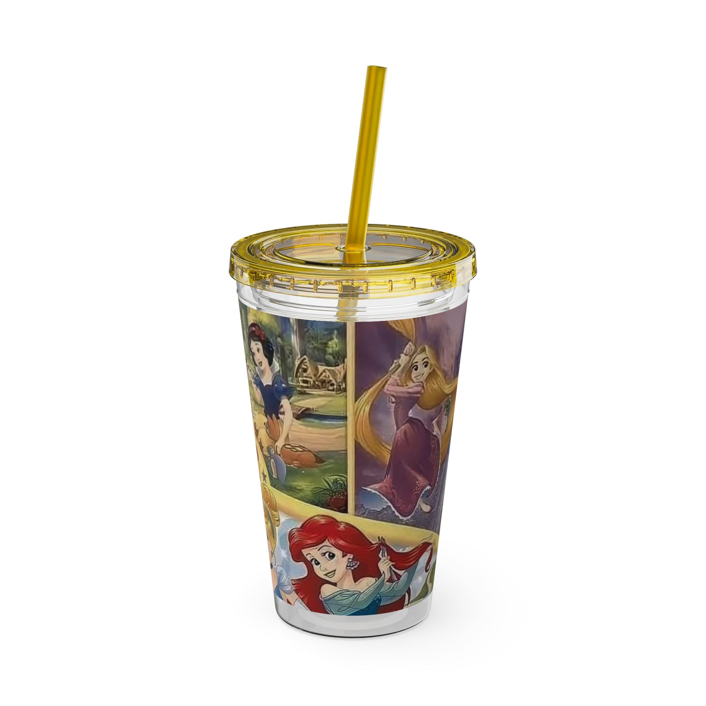 Kids Princess Sunsplash Tumbler with Straw, 16oz