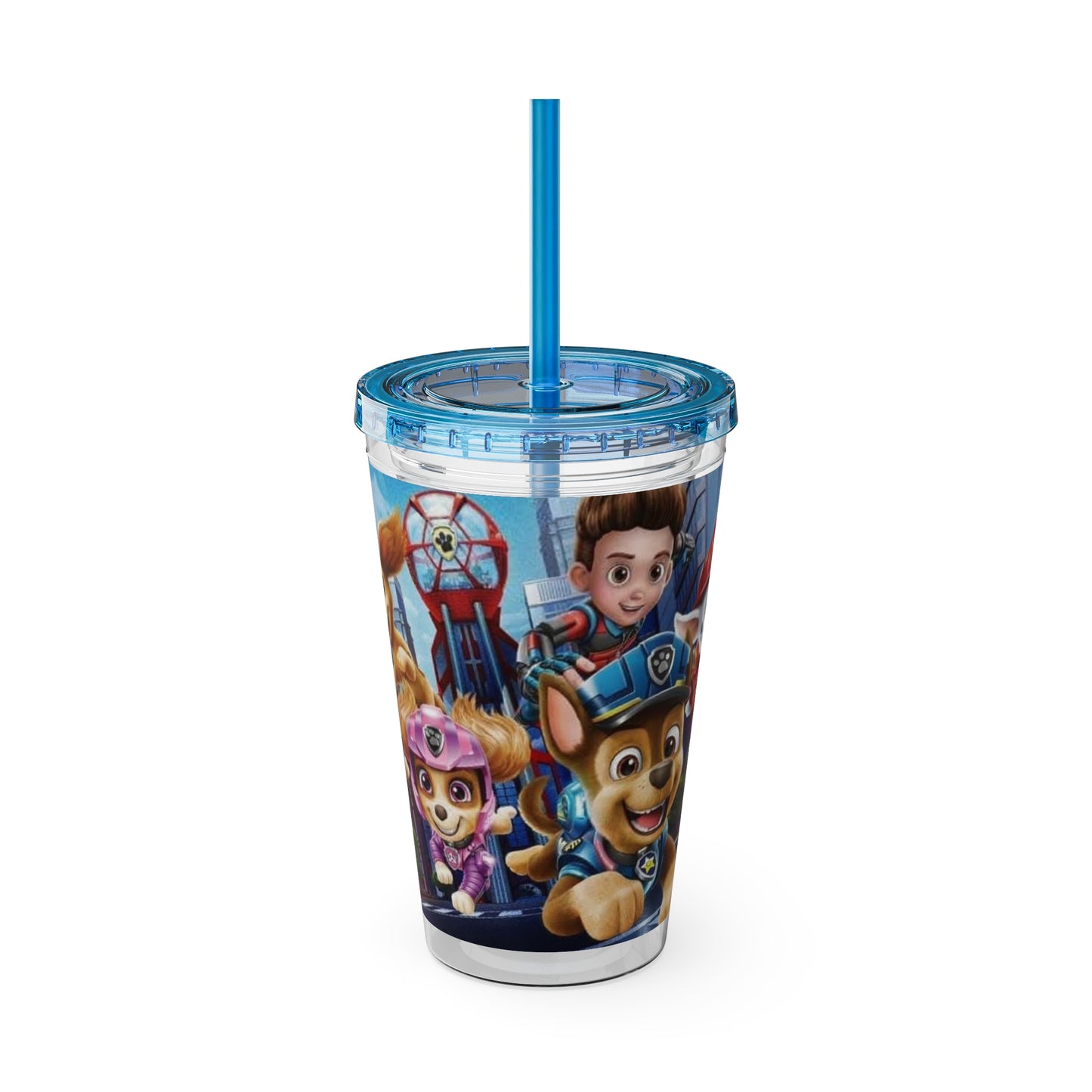 Kids Paw Patrol Sunsplash Tumbler with Straw, 16oz