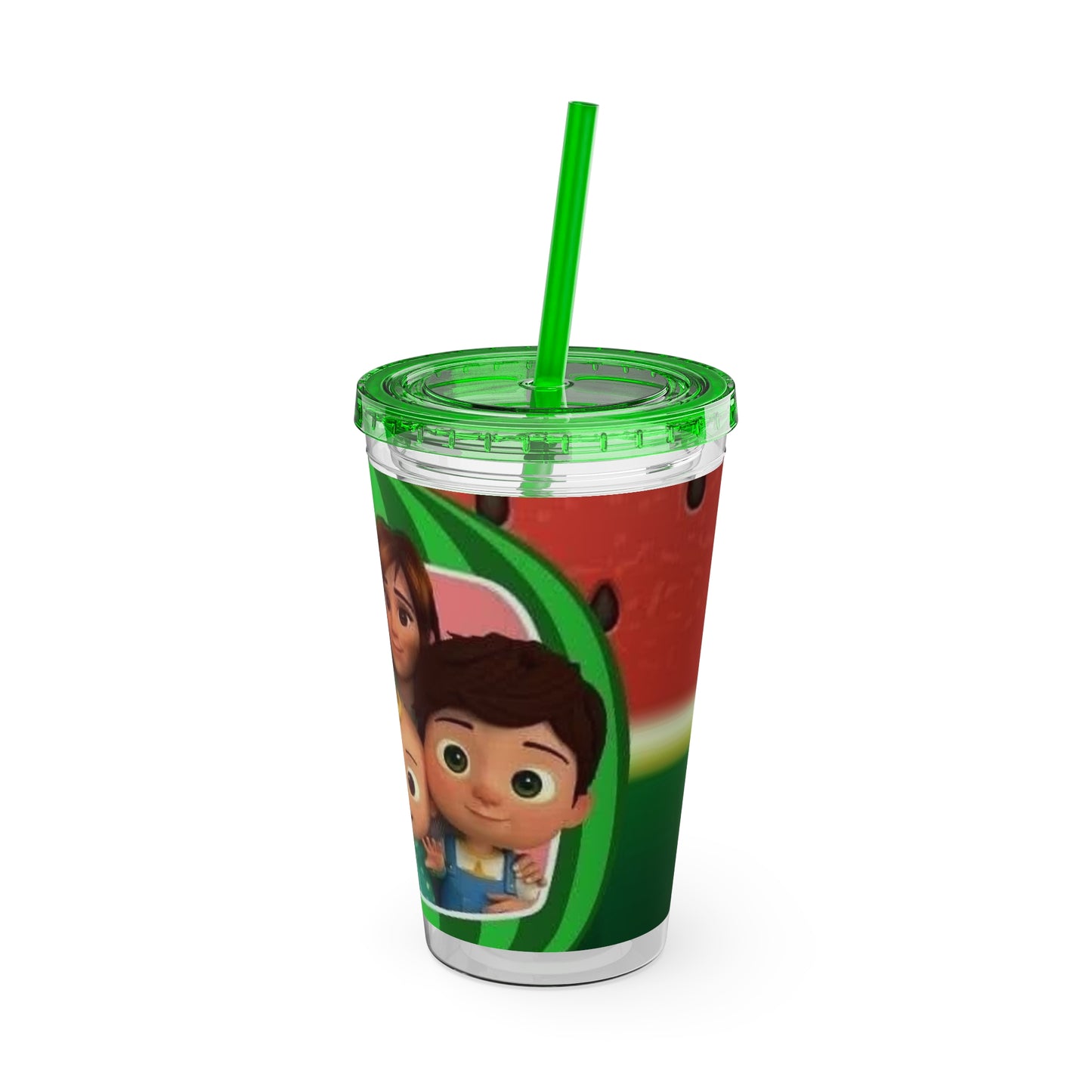 Kids Cocomelon Sunsplash Tumbler with Straw, 16oz