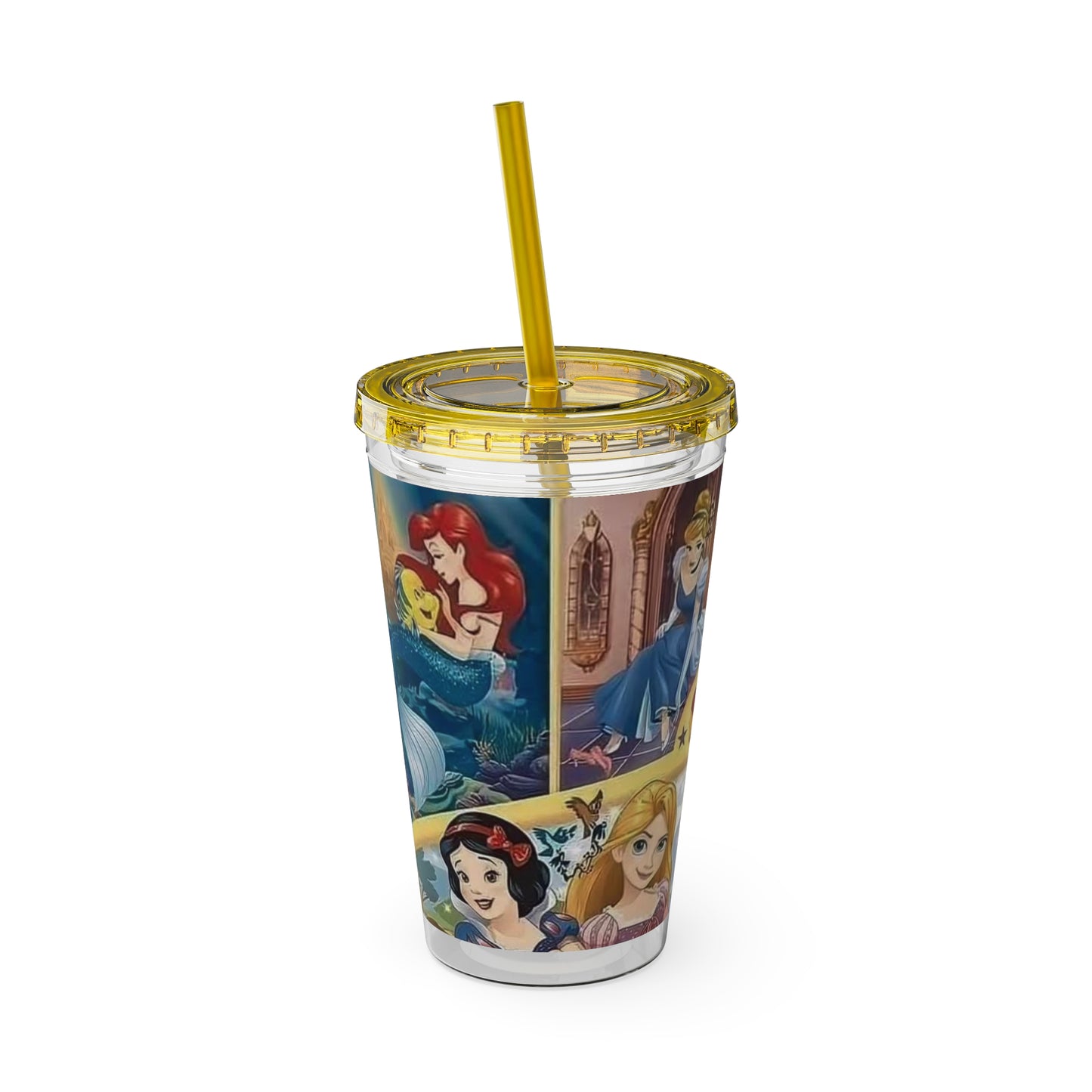 Kids Princess Sunsplash Tumbler with Straw, 16oz